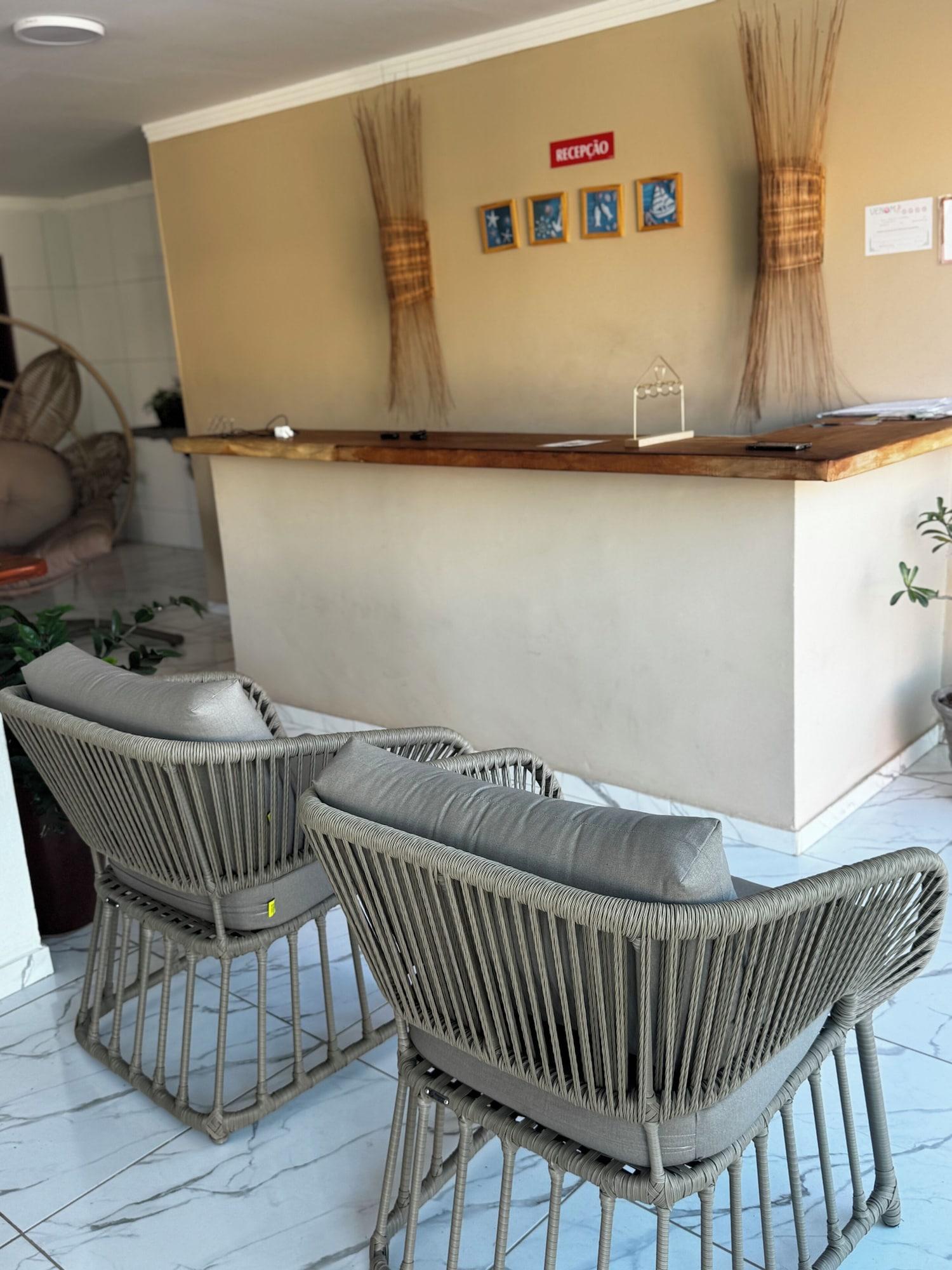 Vista Lobby Pousada Vila Mar Japaratinga