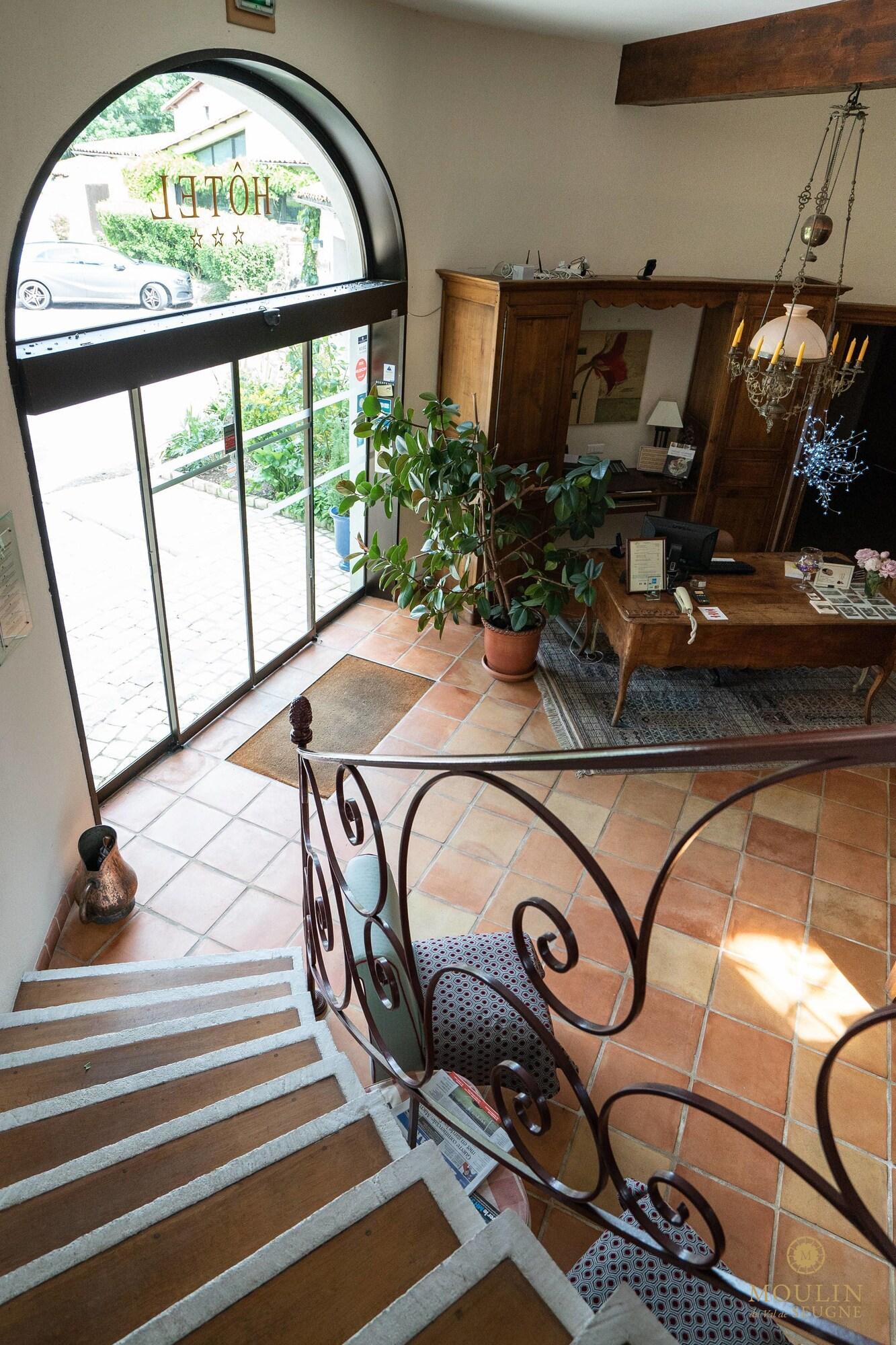 Vista Lobby Hôtel Moulin de Val de Seugne