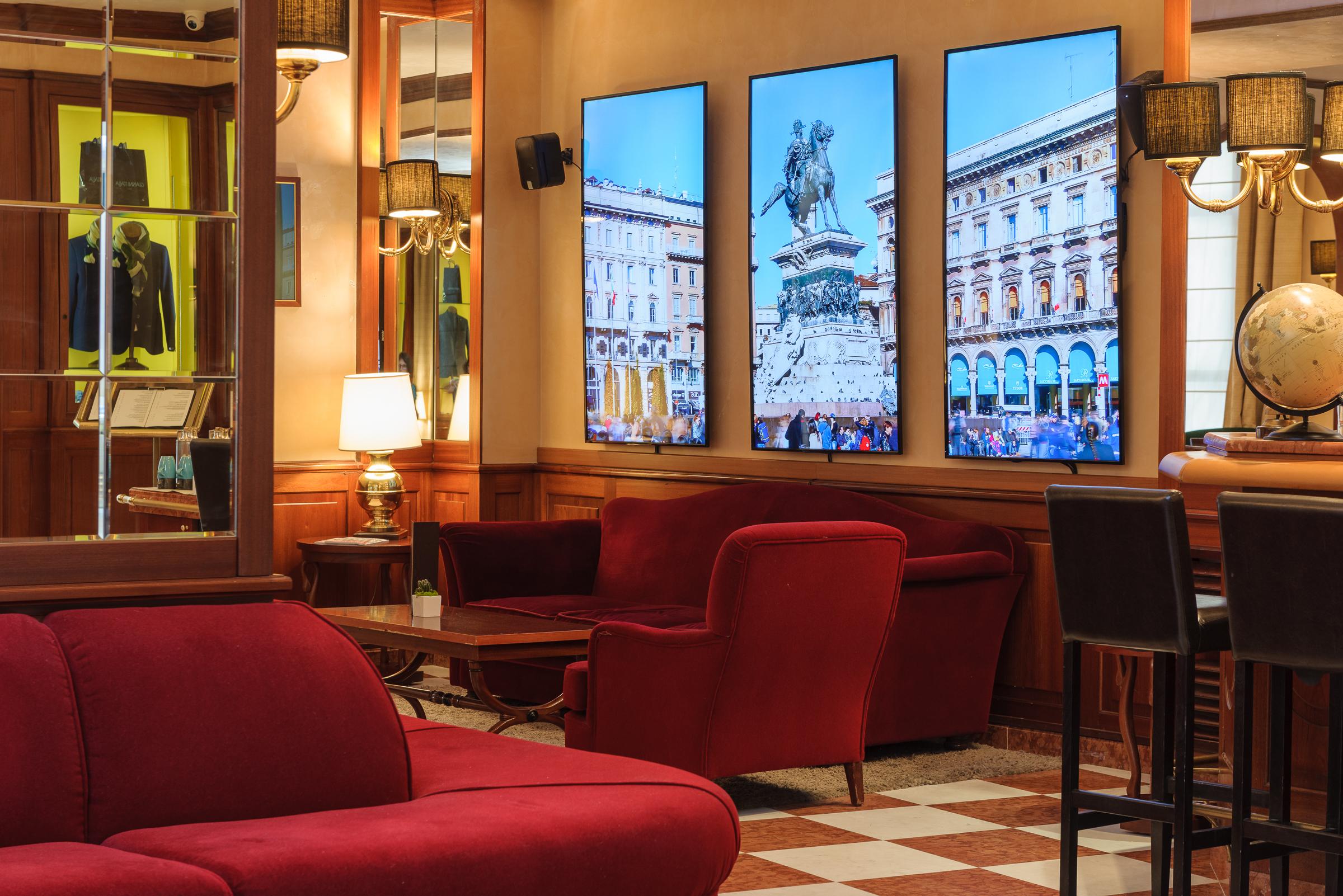 Vista Lobby Leonardo Hotel Milan City Center