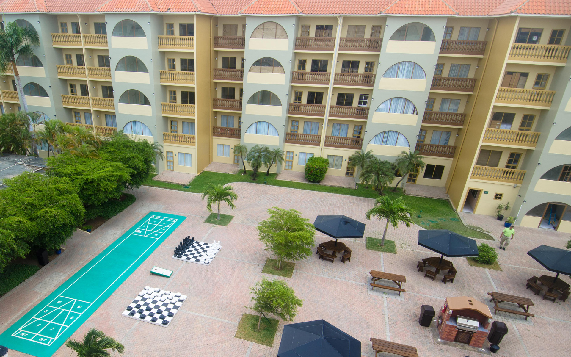 Vista da fachada Eagle Aruba Resort & Casino
