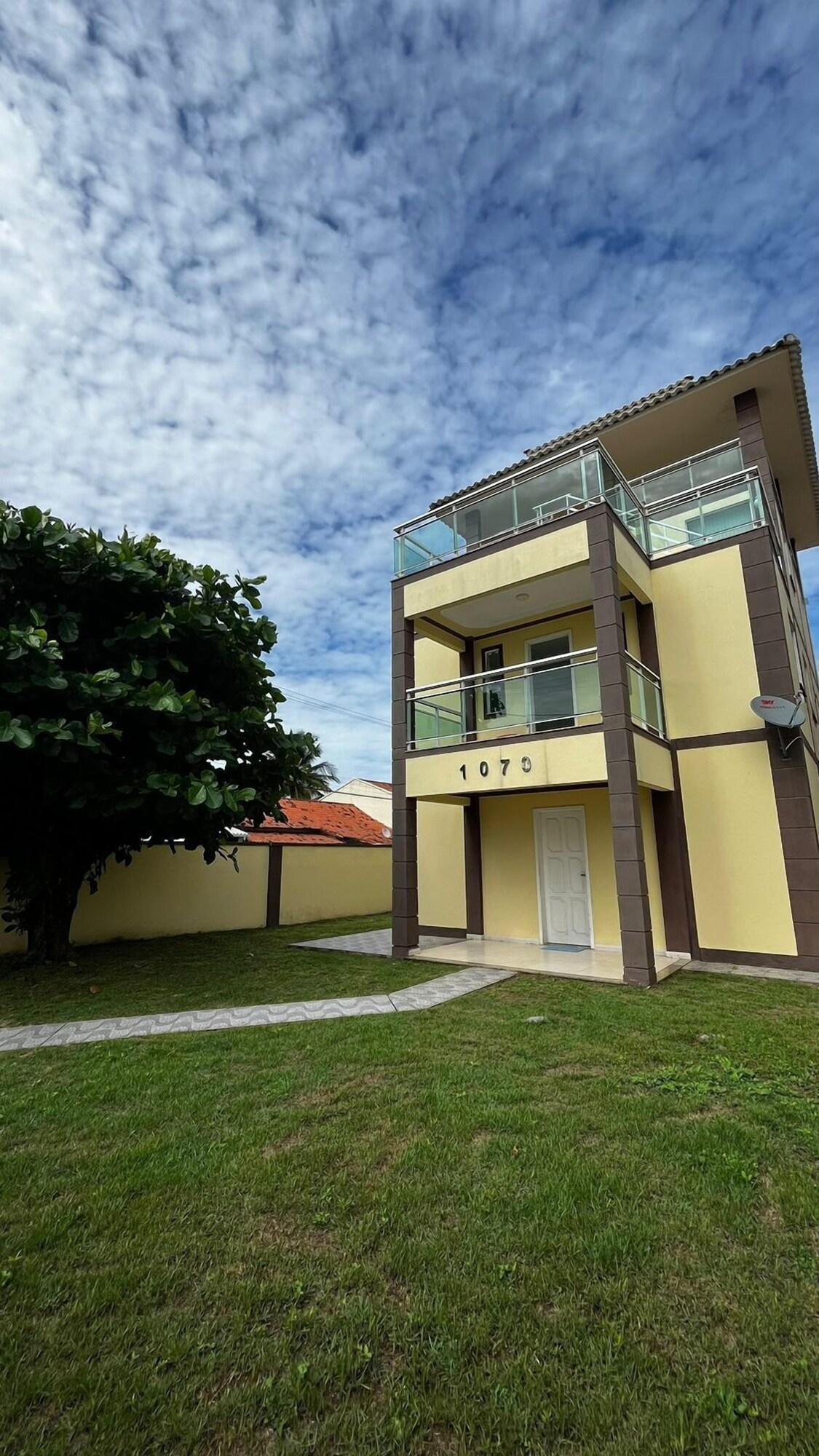 Vista Exterior Pousada Pé na Areia