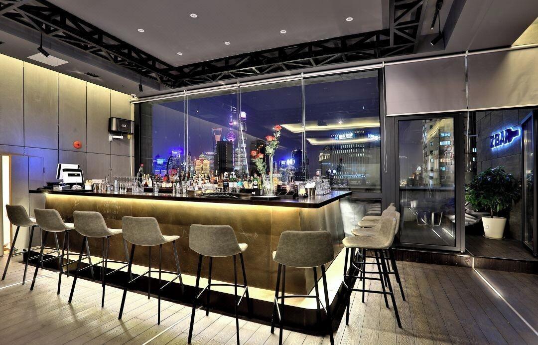 Bar/Salón Elegant International Hotel Shanghai - Bund Sichuan Road North Metro Station Branch