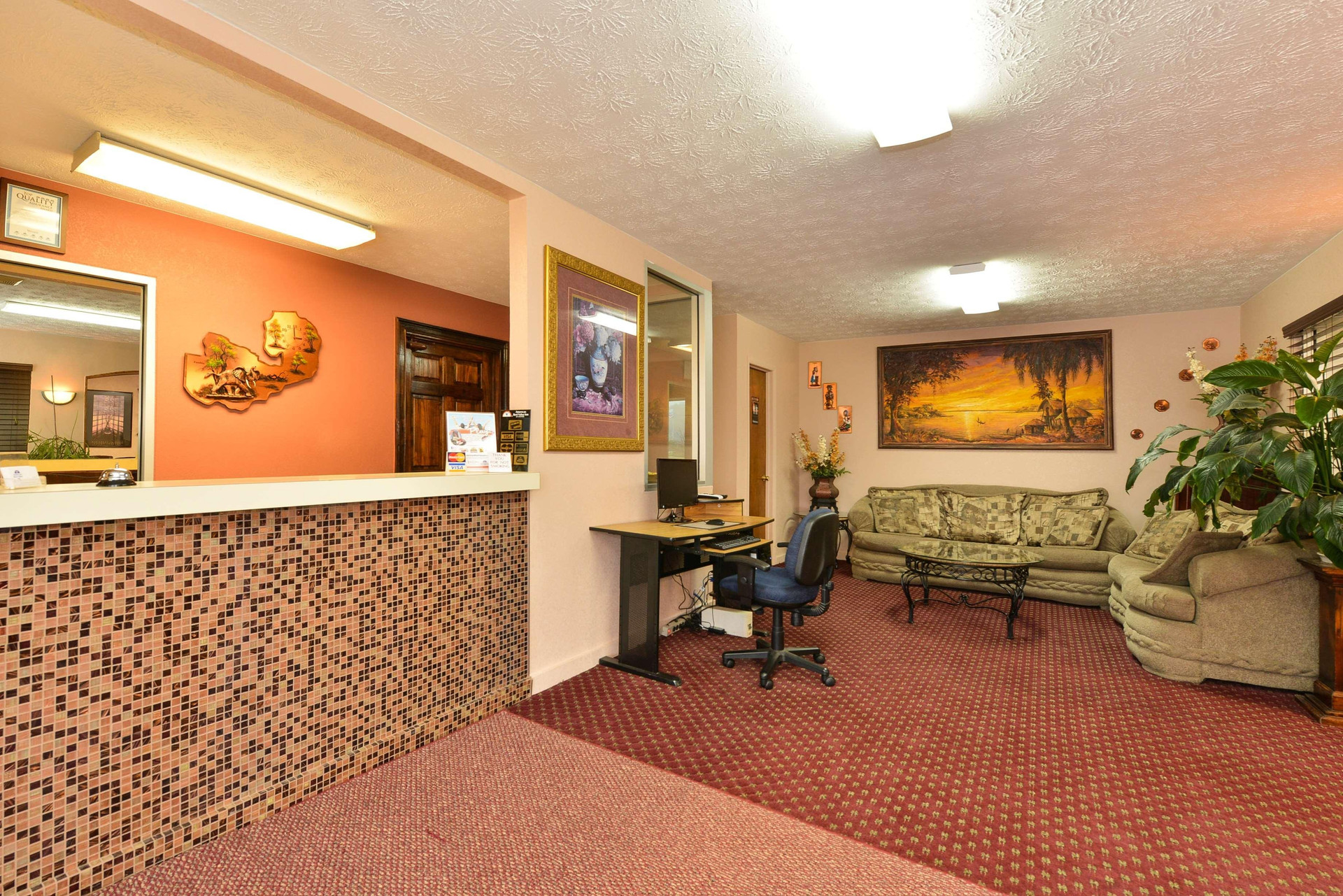 Vista Lobby Americas Best Value Inn Heflin