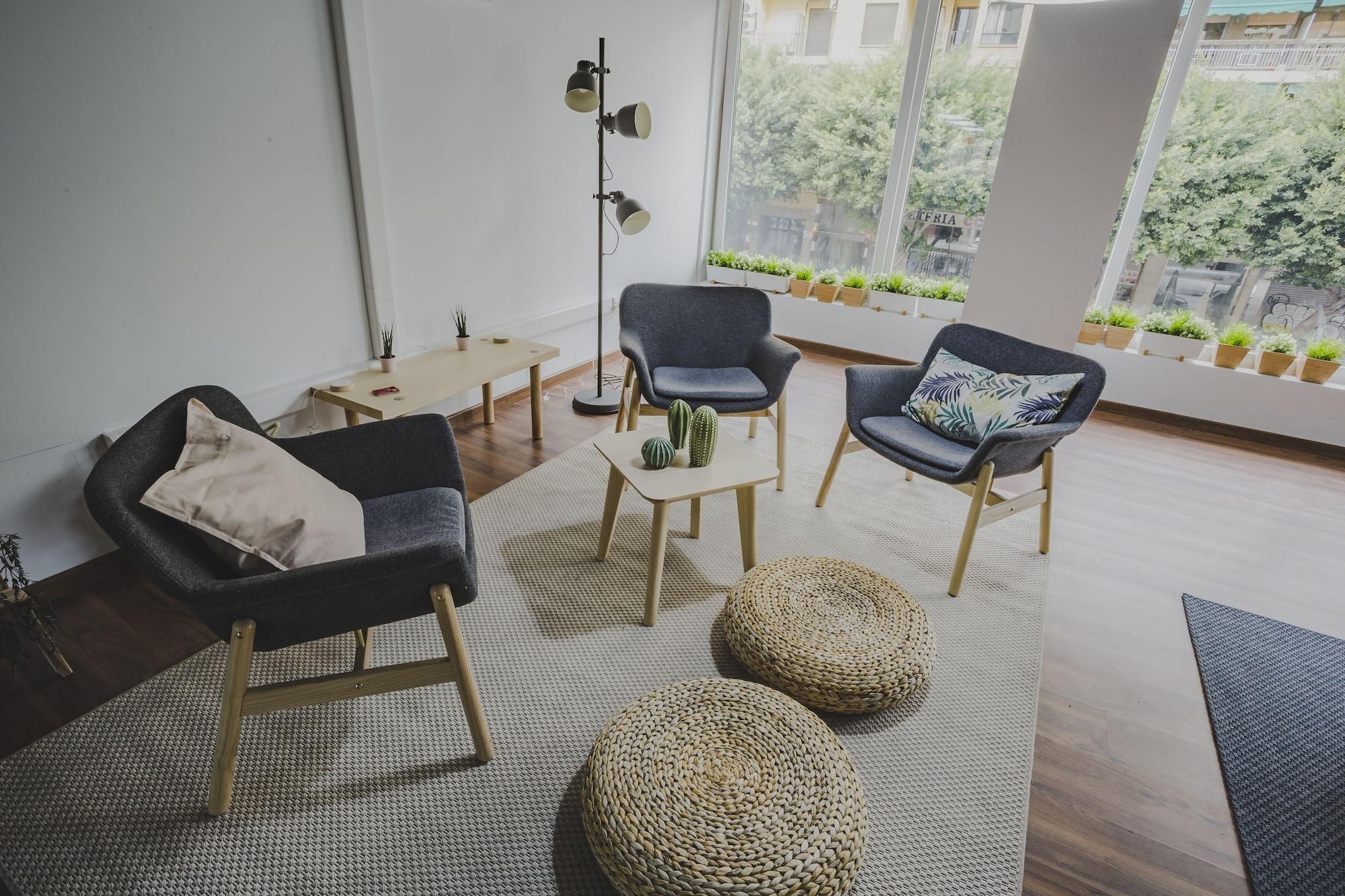 Vista Lobby HQ Rooms Apartments San Vicente