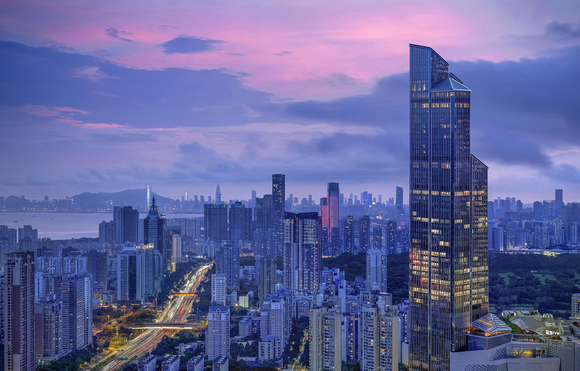 Vista Exterior Park Hyatt Shenzhen