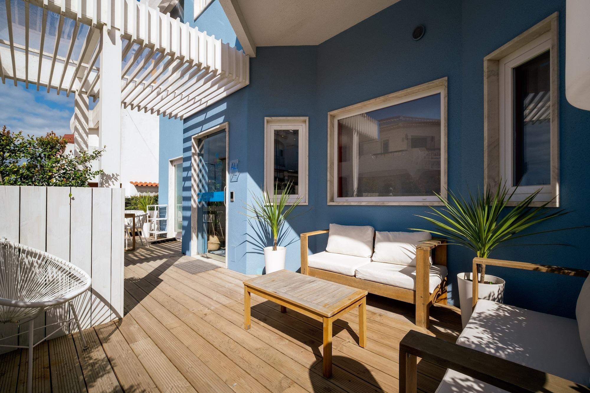 Vista Exterior Casa Azul Sagres - Rooms & Apartments