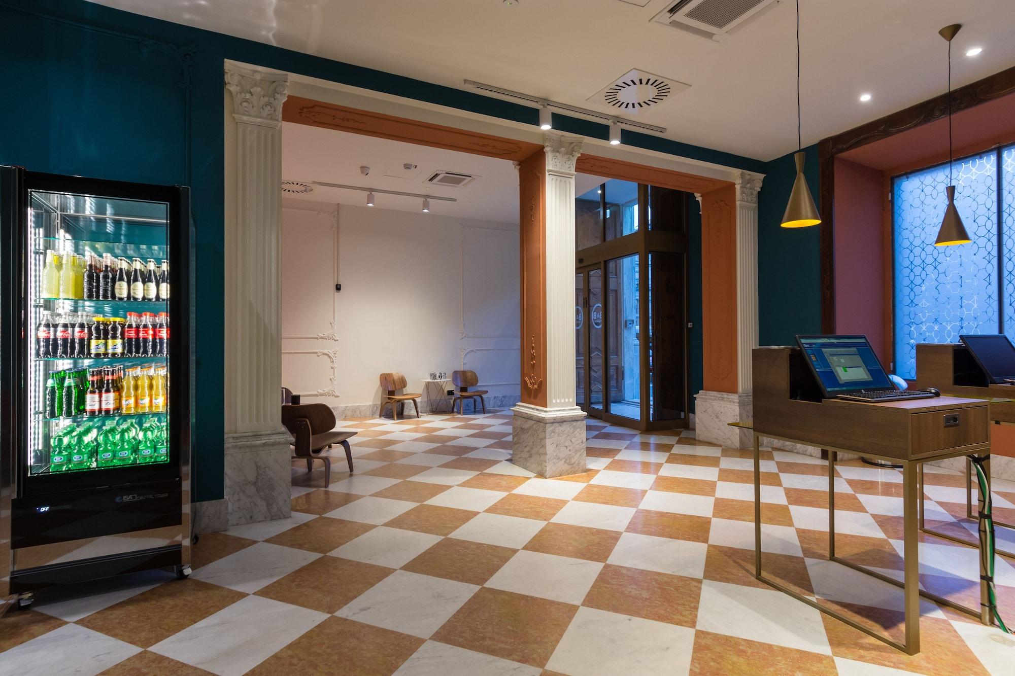 Vista Lobby B&B HOTEL Genova Principe