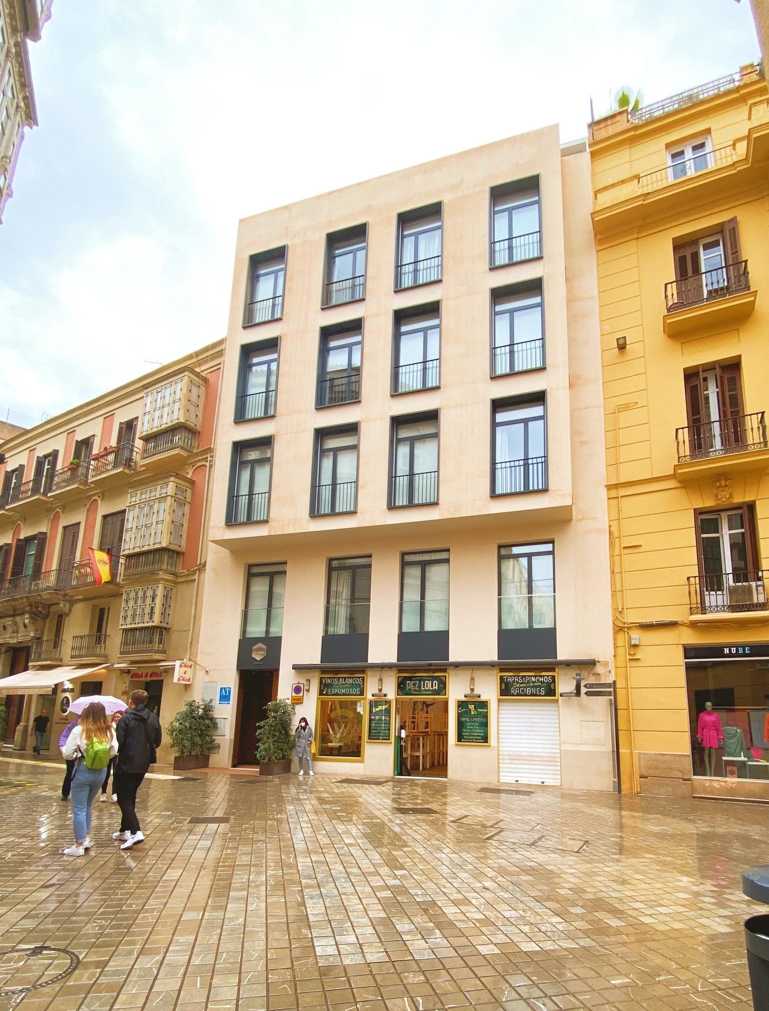 Vista Exterior Apartamentos Málaga Premium - Calle Granada