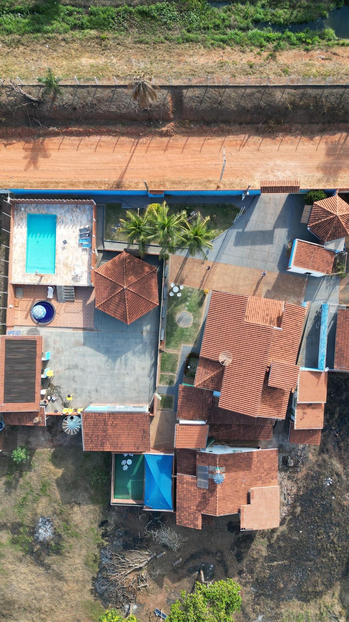 Vista Exterior Camping Pousada Primavera Olímpia