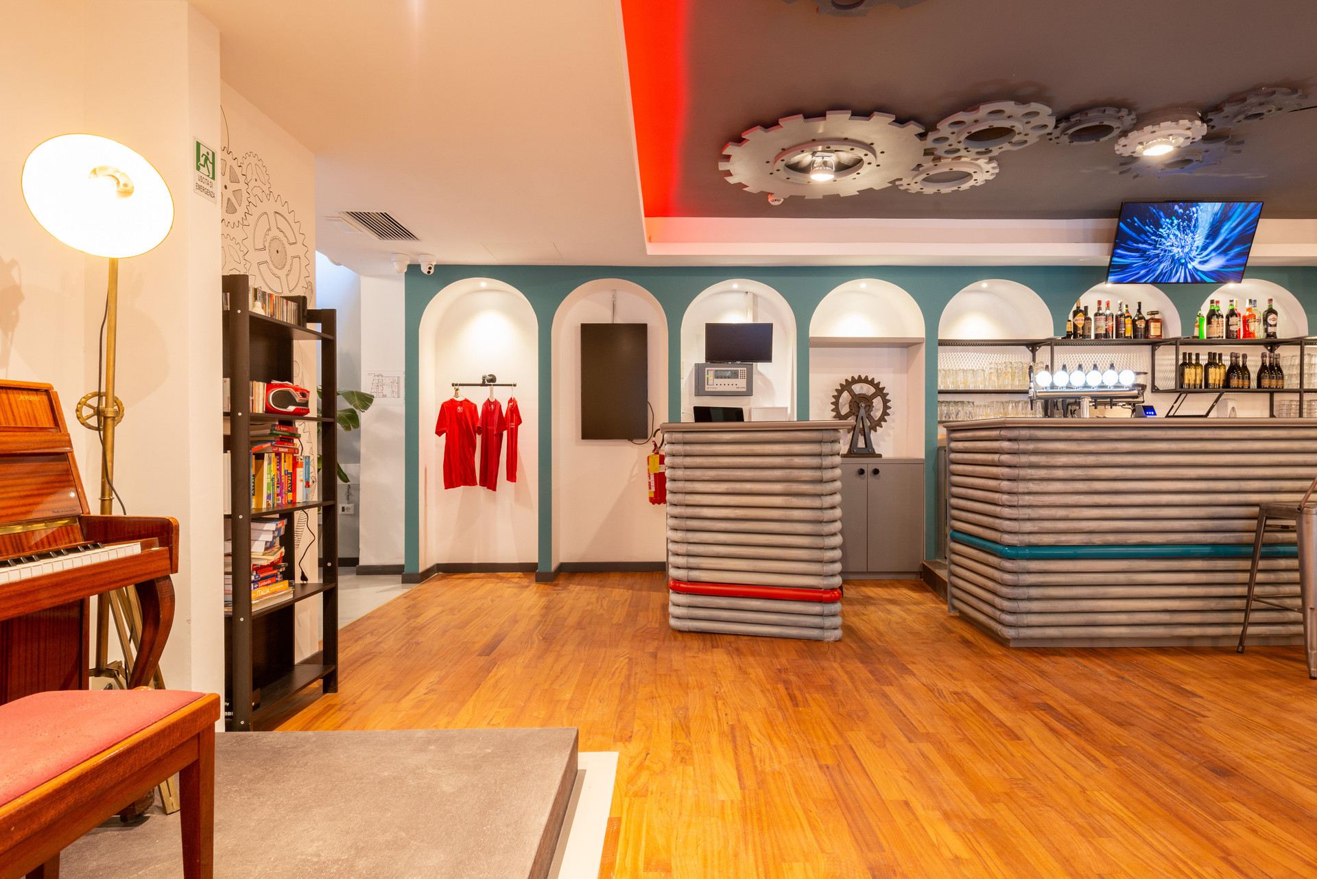 Vista Lobby Ostello Bello Roma Colosseo