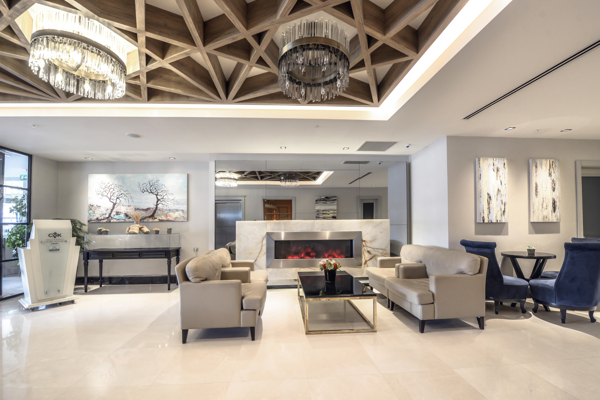 Vista Lobby CVK Taksim Hotel Istanbul