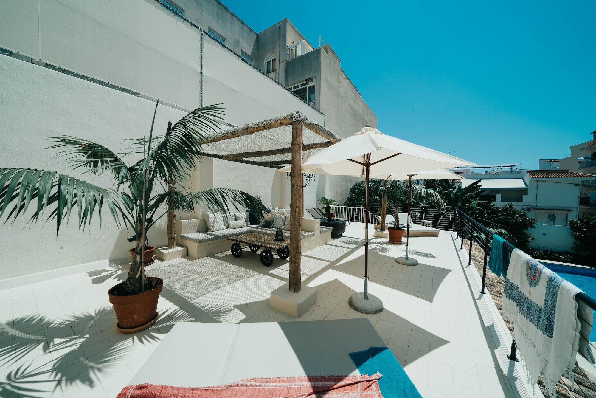 Vista Piscina Mamboo Hotel Cala Ratjada