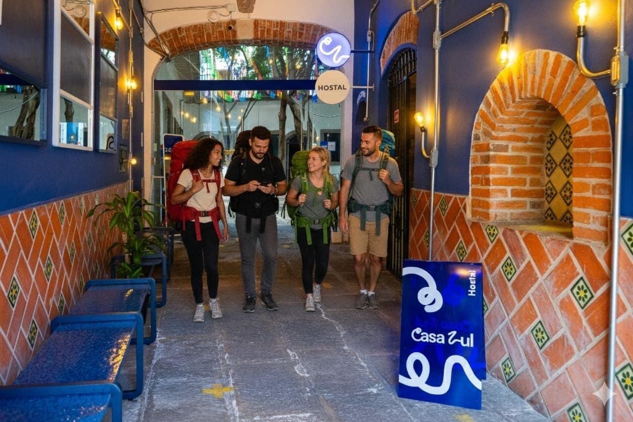 Vista Lobby Hostal Hostalgia Casa Zul