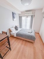 Alquiler Vacacional - Grand Pacific 戎本町1｜大国町駅3分｜グレーのモダンカップルスイート（バスタブ付）