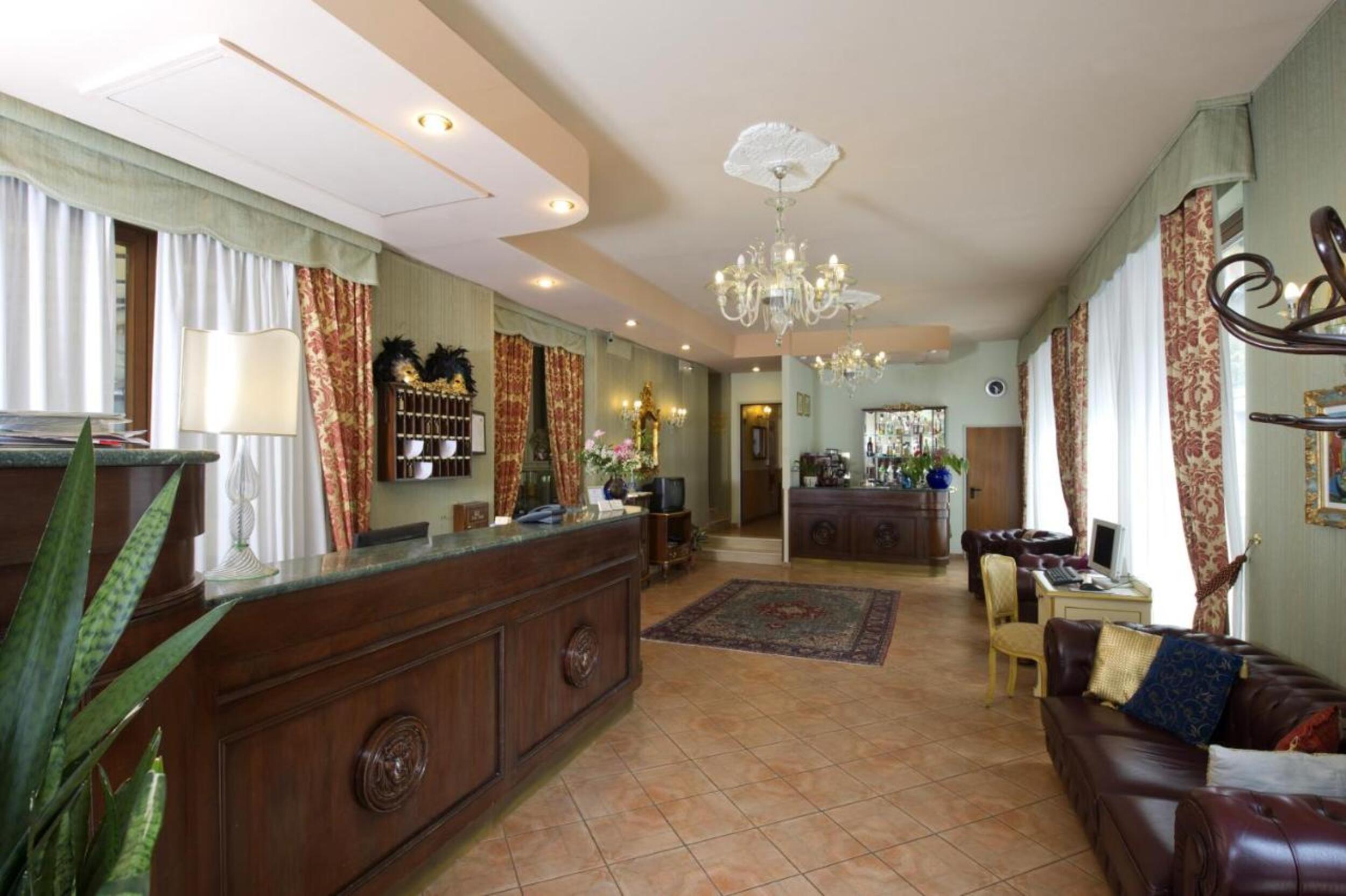 Vista Lobby Hotel Villa Edera