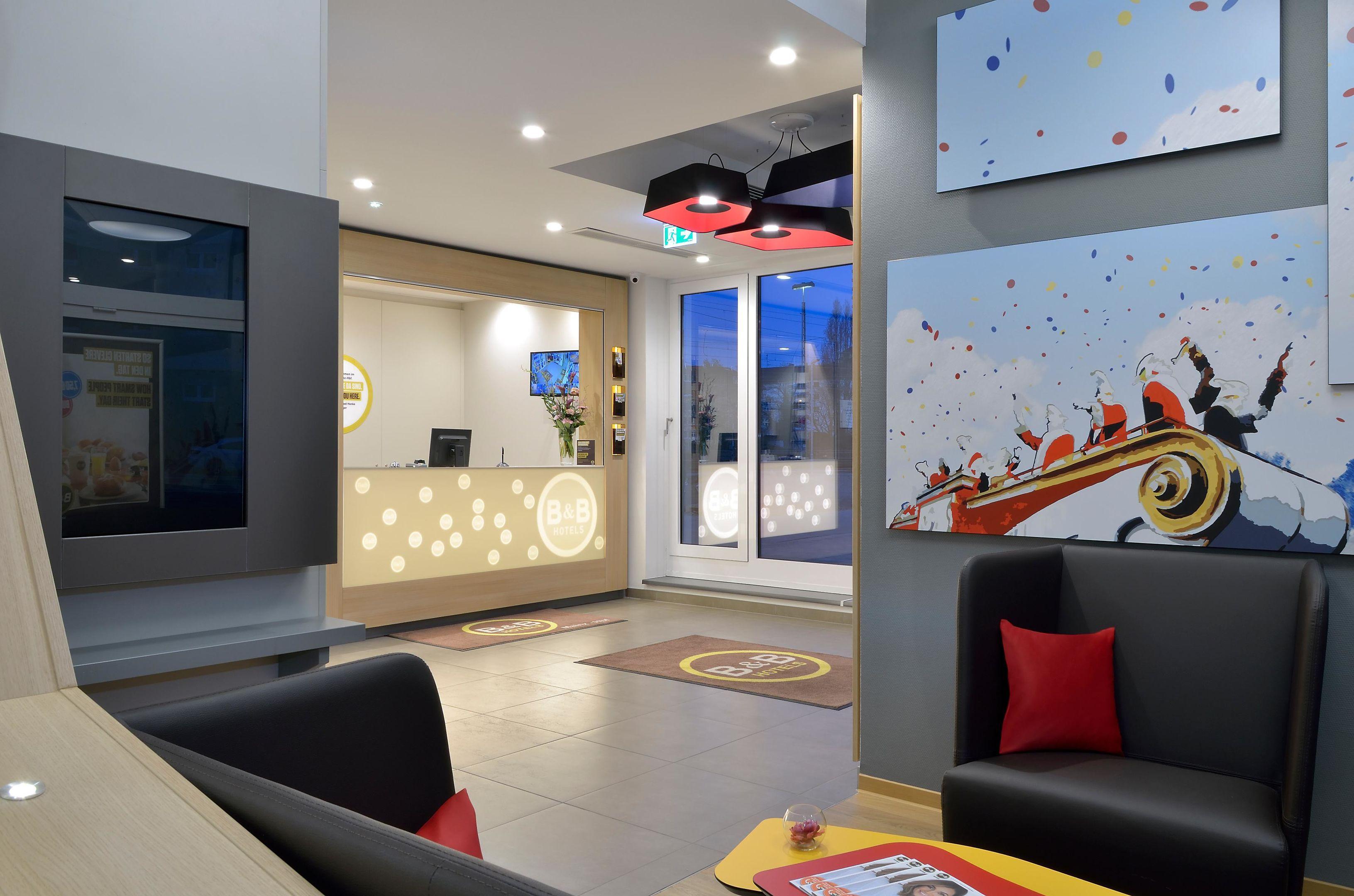 Vista Lobby B&B Hotel Mainz-Hbf