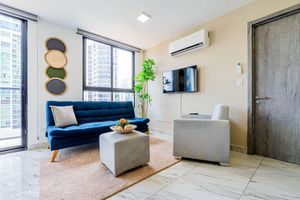 Alquiler Vacacional - w Sophisticated 1BR w High-rise View in Calle 50