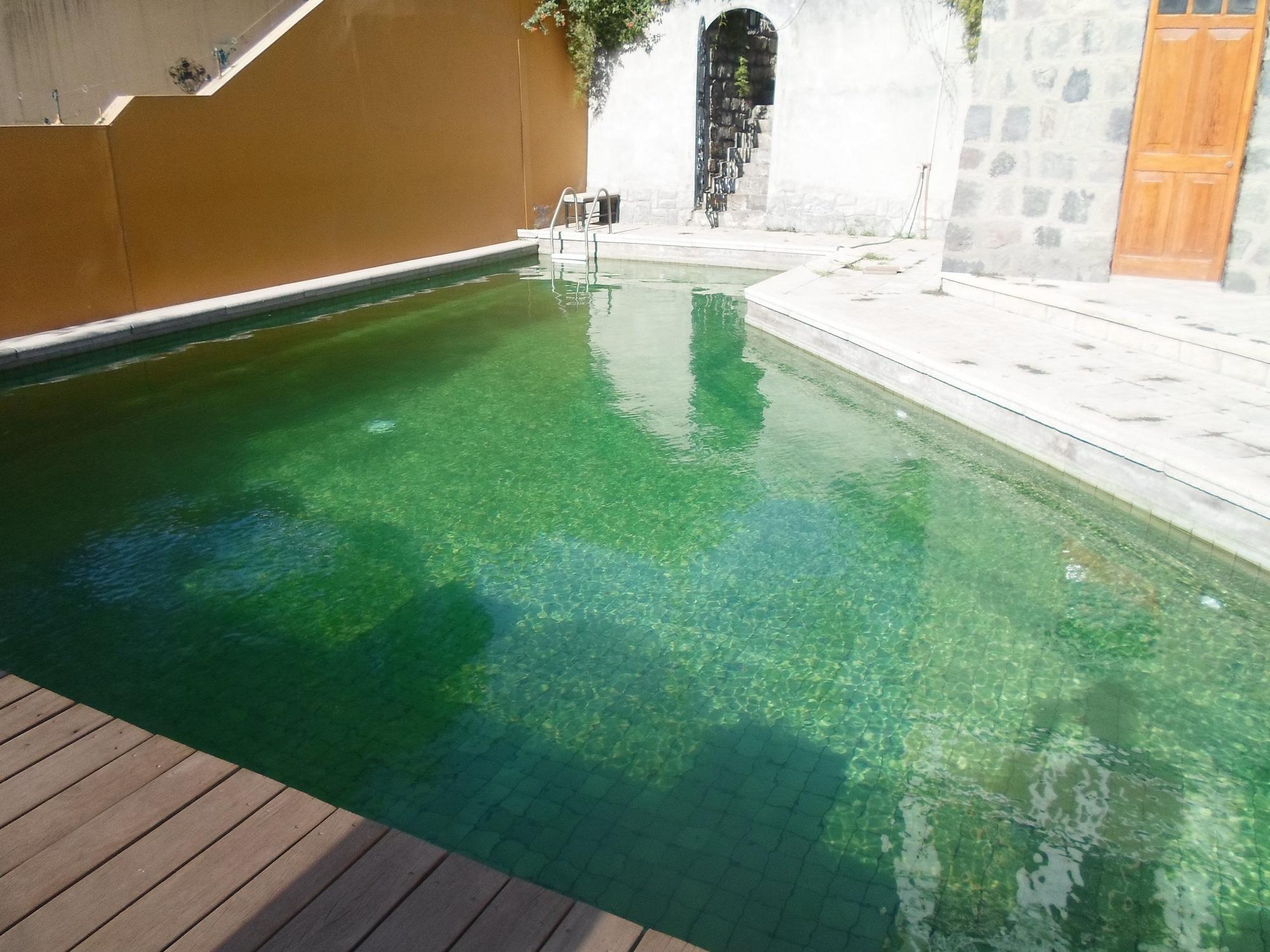 Vista Piscina Posada El Castillo