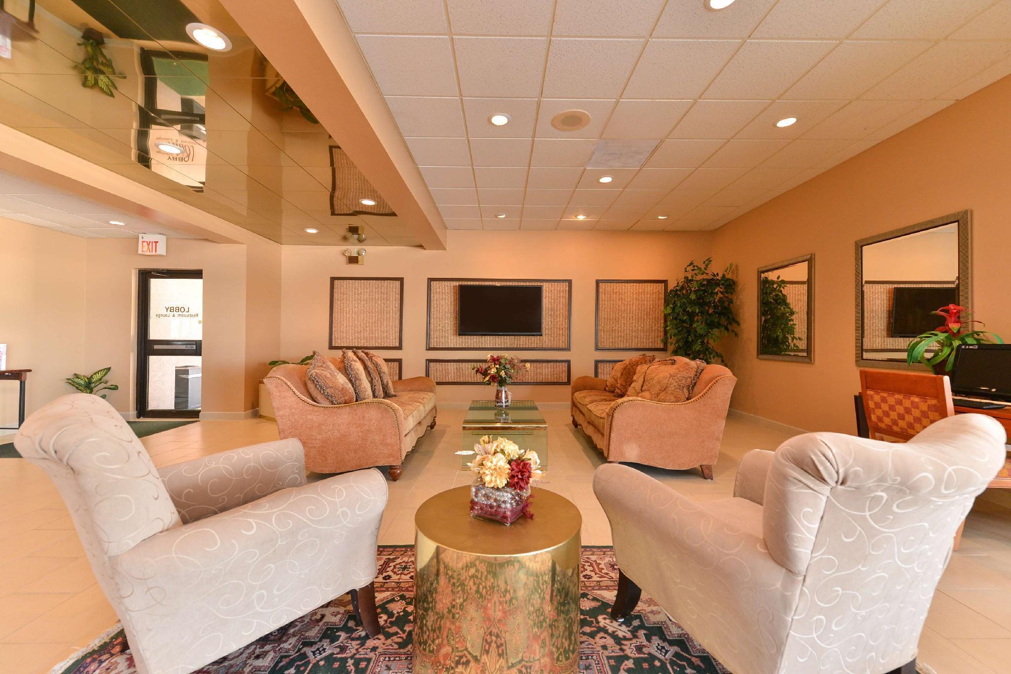 Vista Lobby Americas Best Value Inn & Suites Victoria