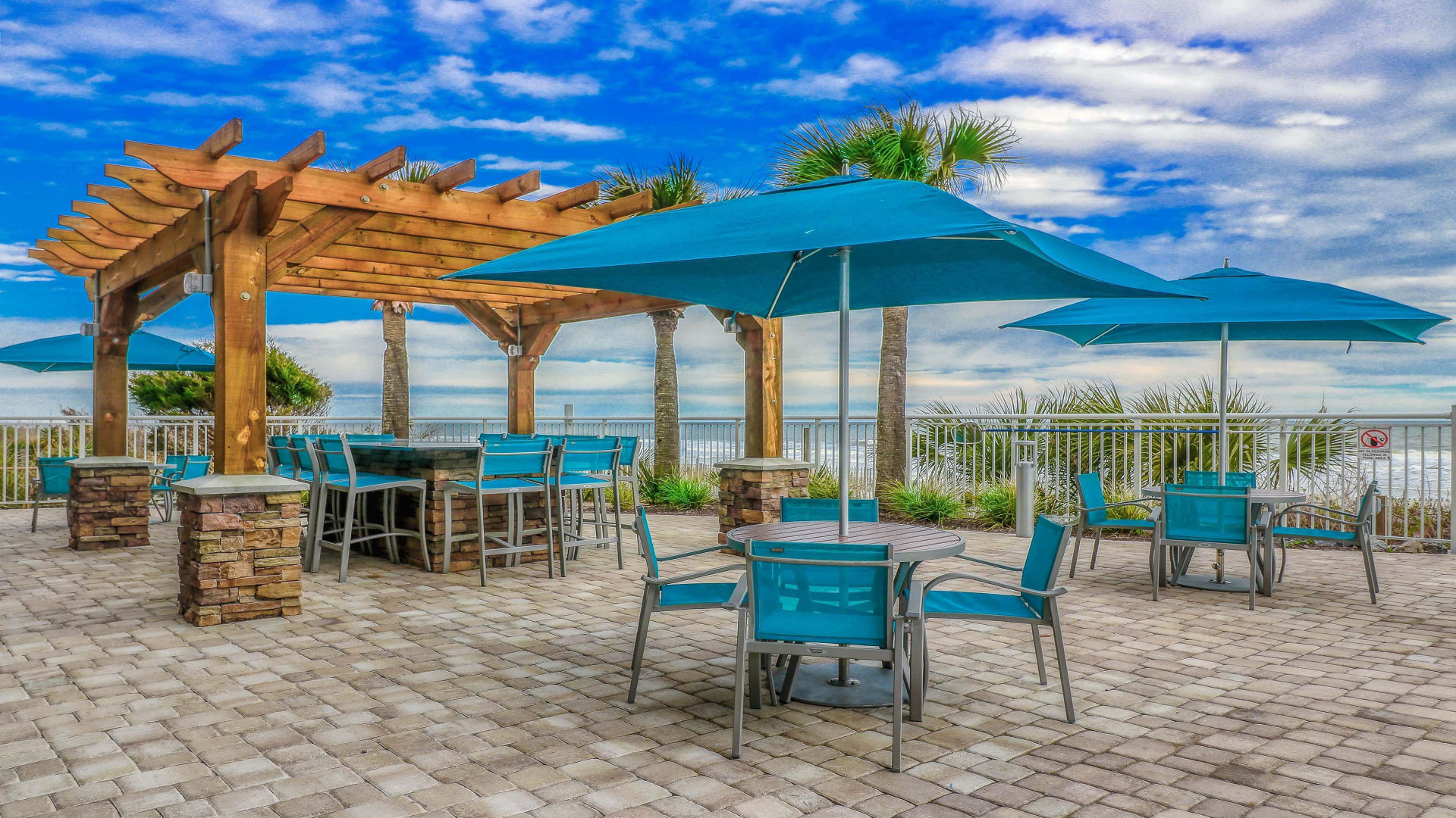 Vista Lobby Holiday Inn Resort Oceanfront at Surfside Beach by IHG