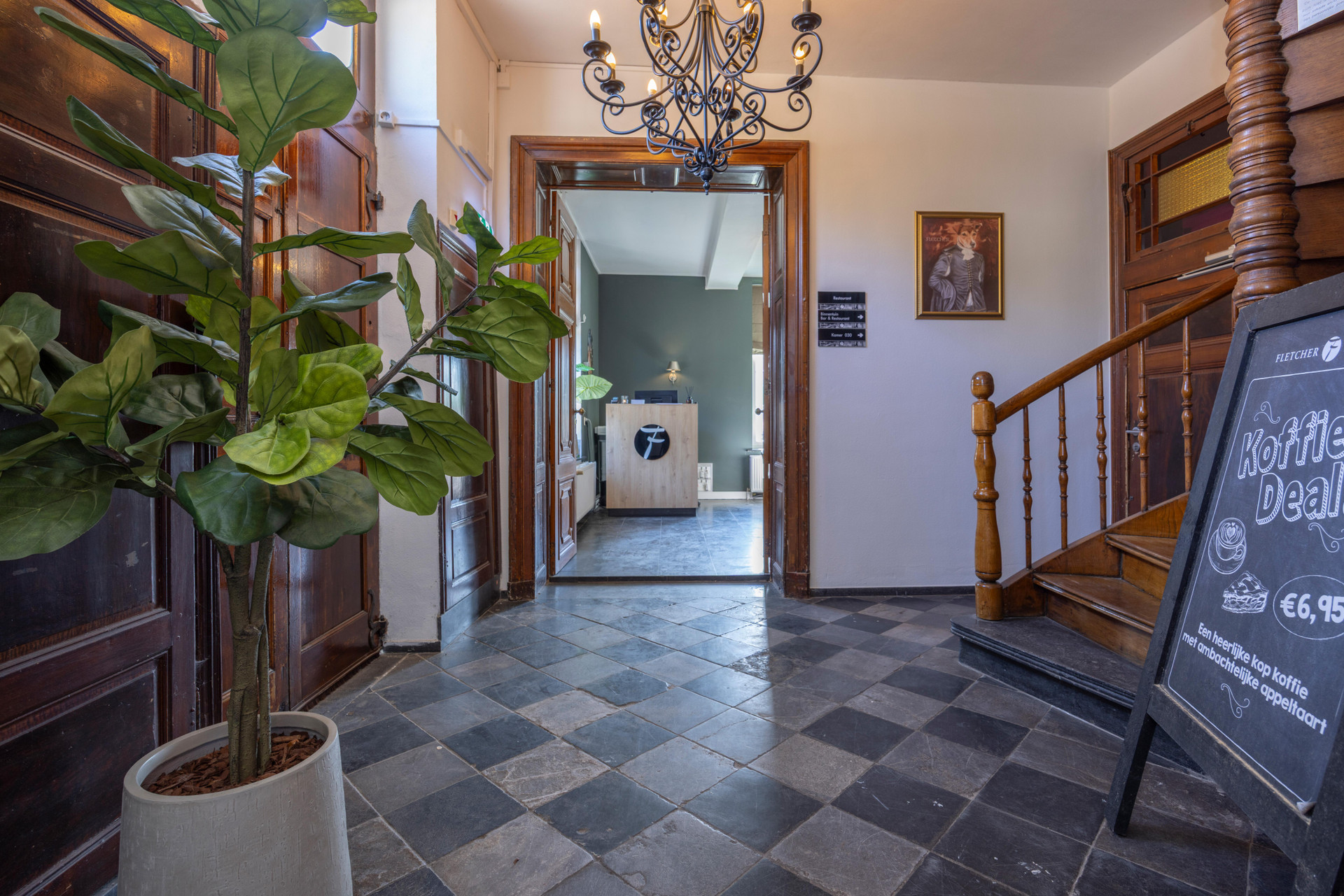 Vista Lobby Fletcher Hotel-Restaurant De Burghoeve