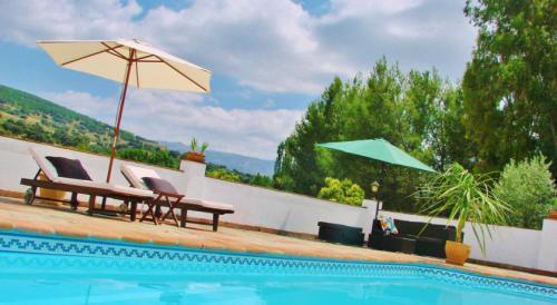 Vista Piscina Hotel La Fuente de la Higuera