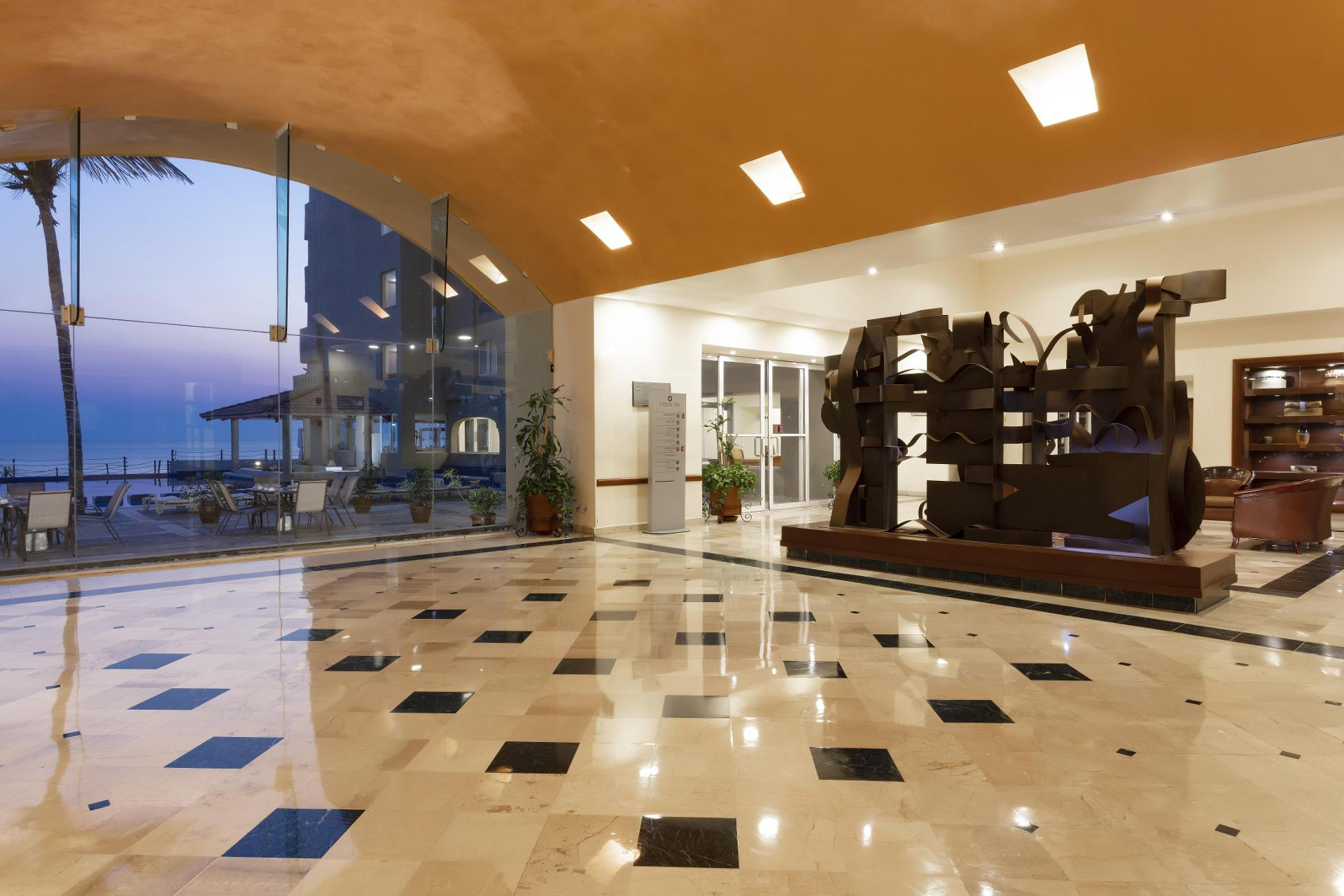 Vista Lobby Fiesta Inn Veracruz Boca del Rio