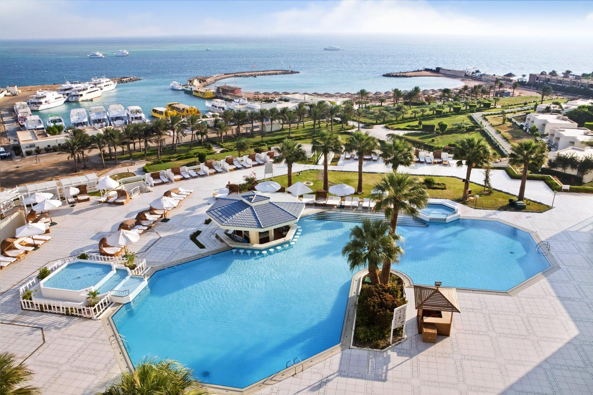 Vista Exterior Hilton Hurghada Plaza