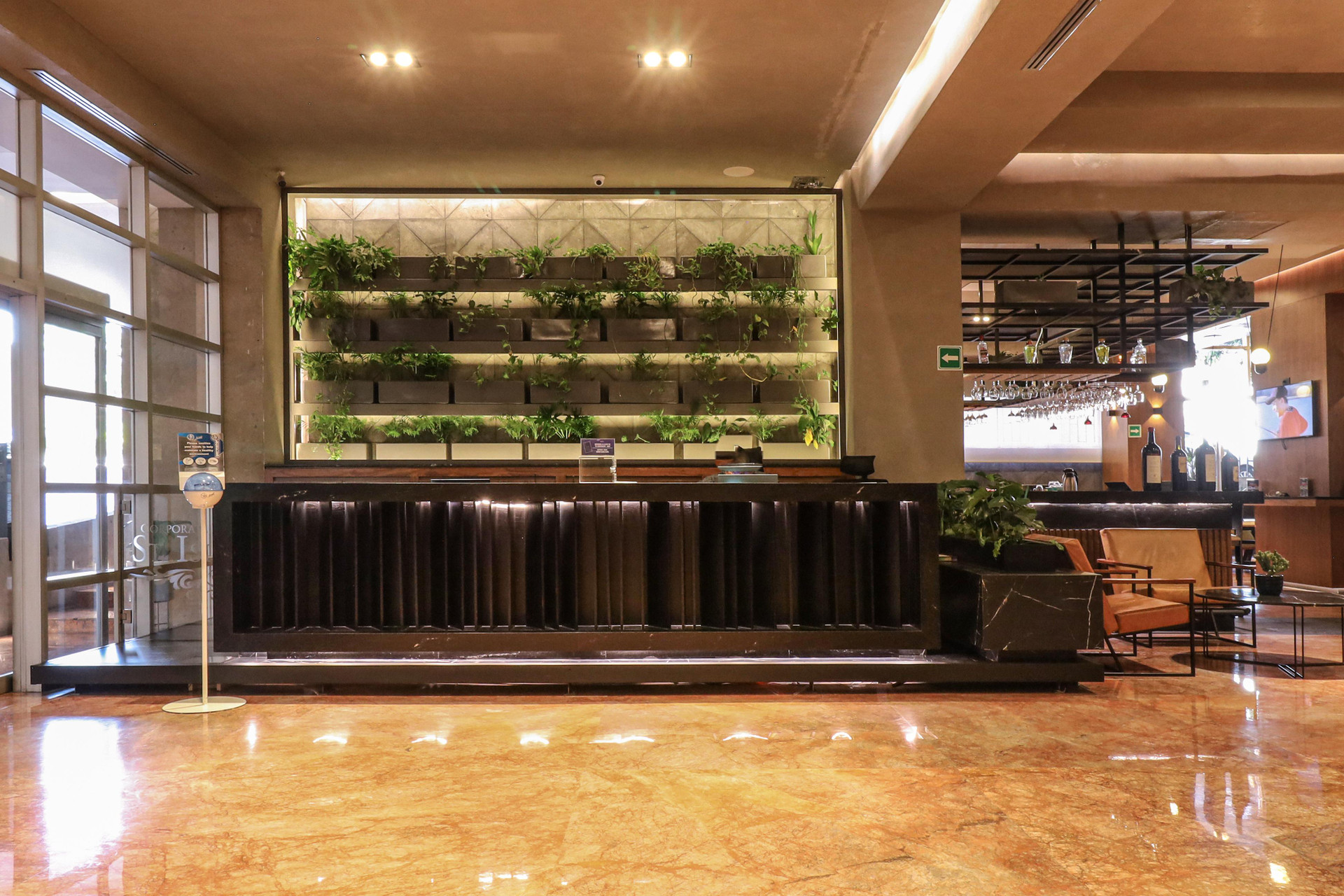 Vista Lobby St Isidro Suites Corporate Housing SPA & Wellness Center