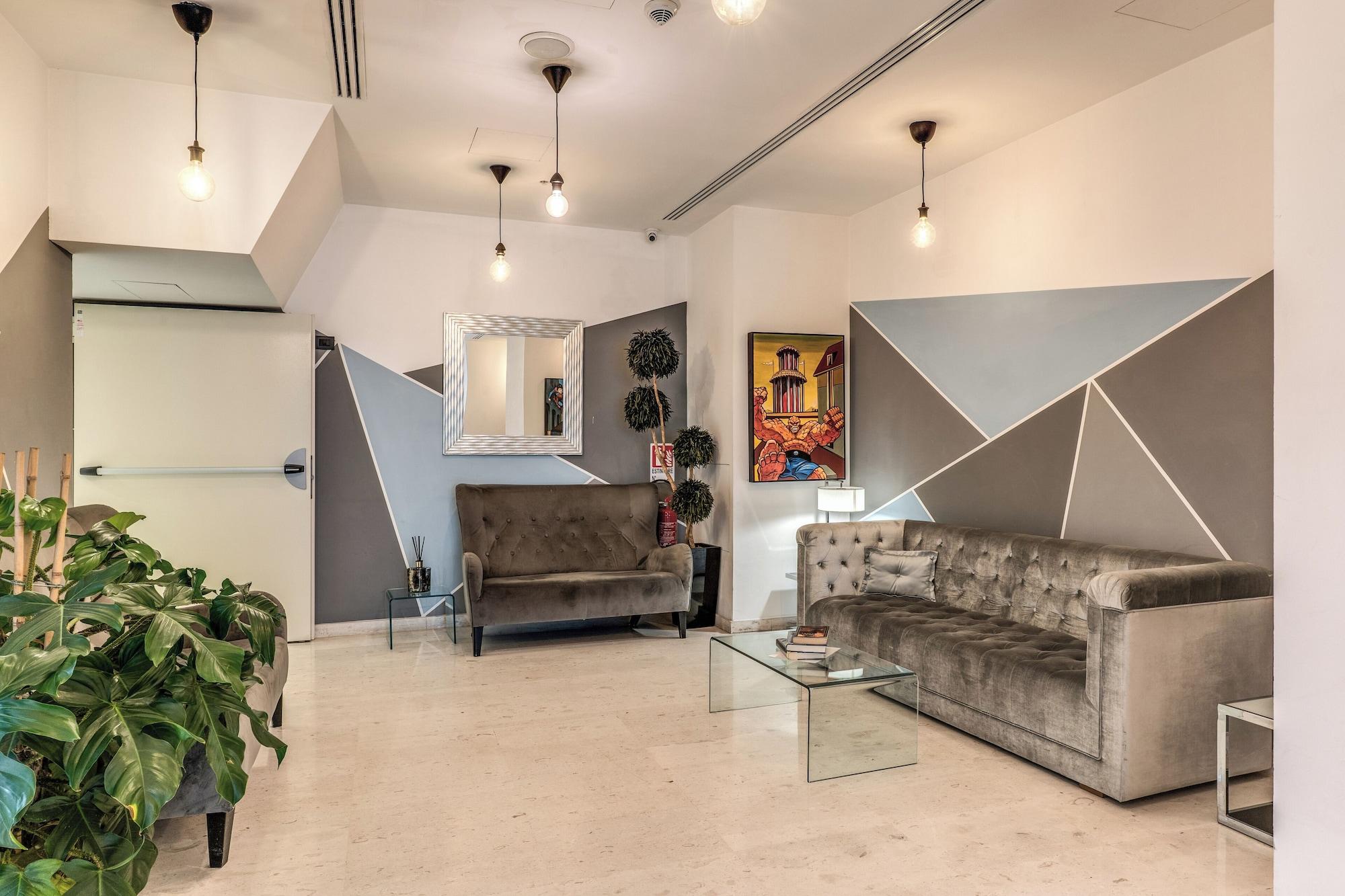 Vista Lobby Mercure Roma Centro Termini