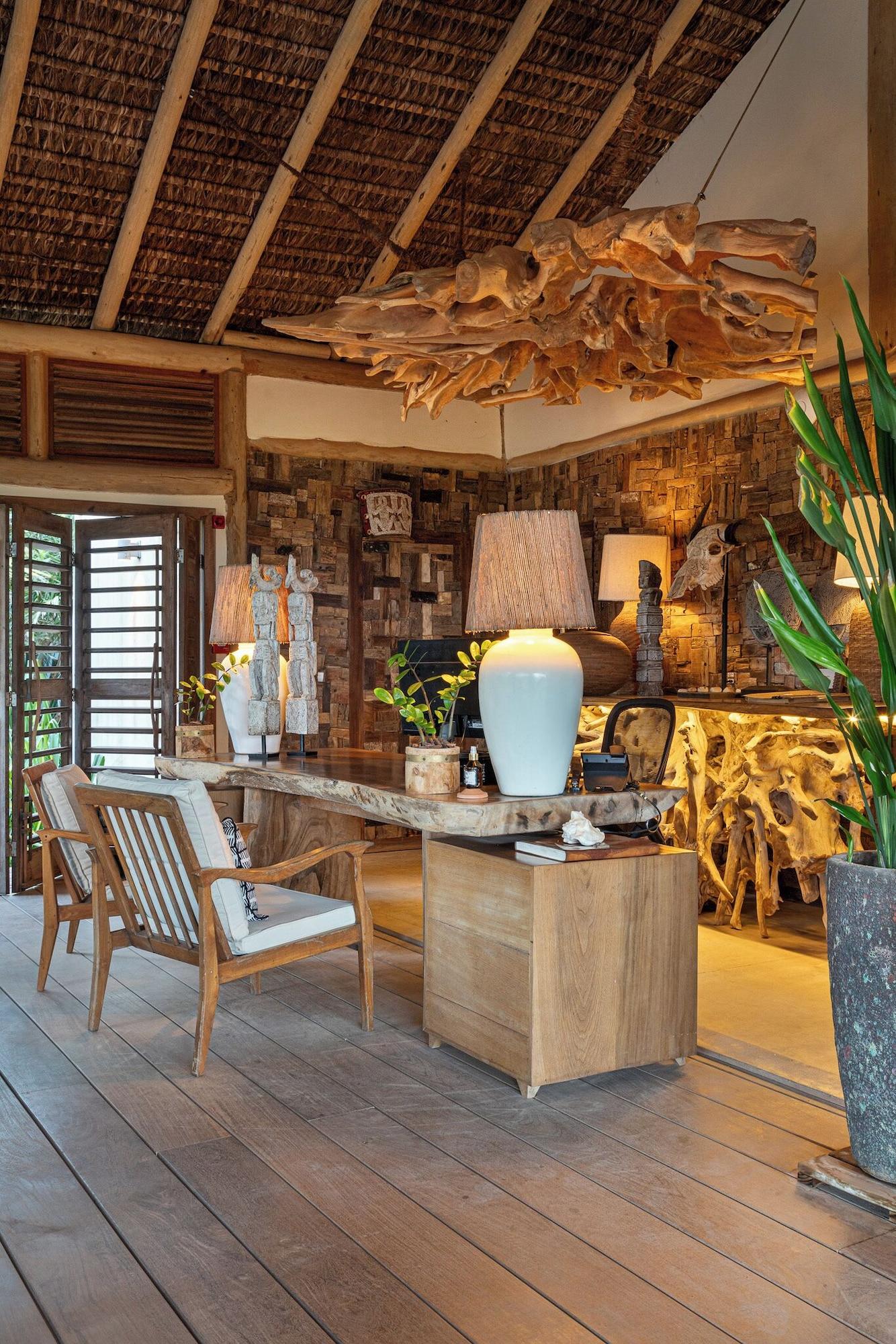 Vista Lobby Filha da Lua Ecolodge