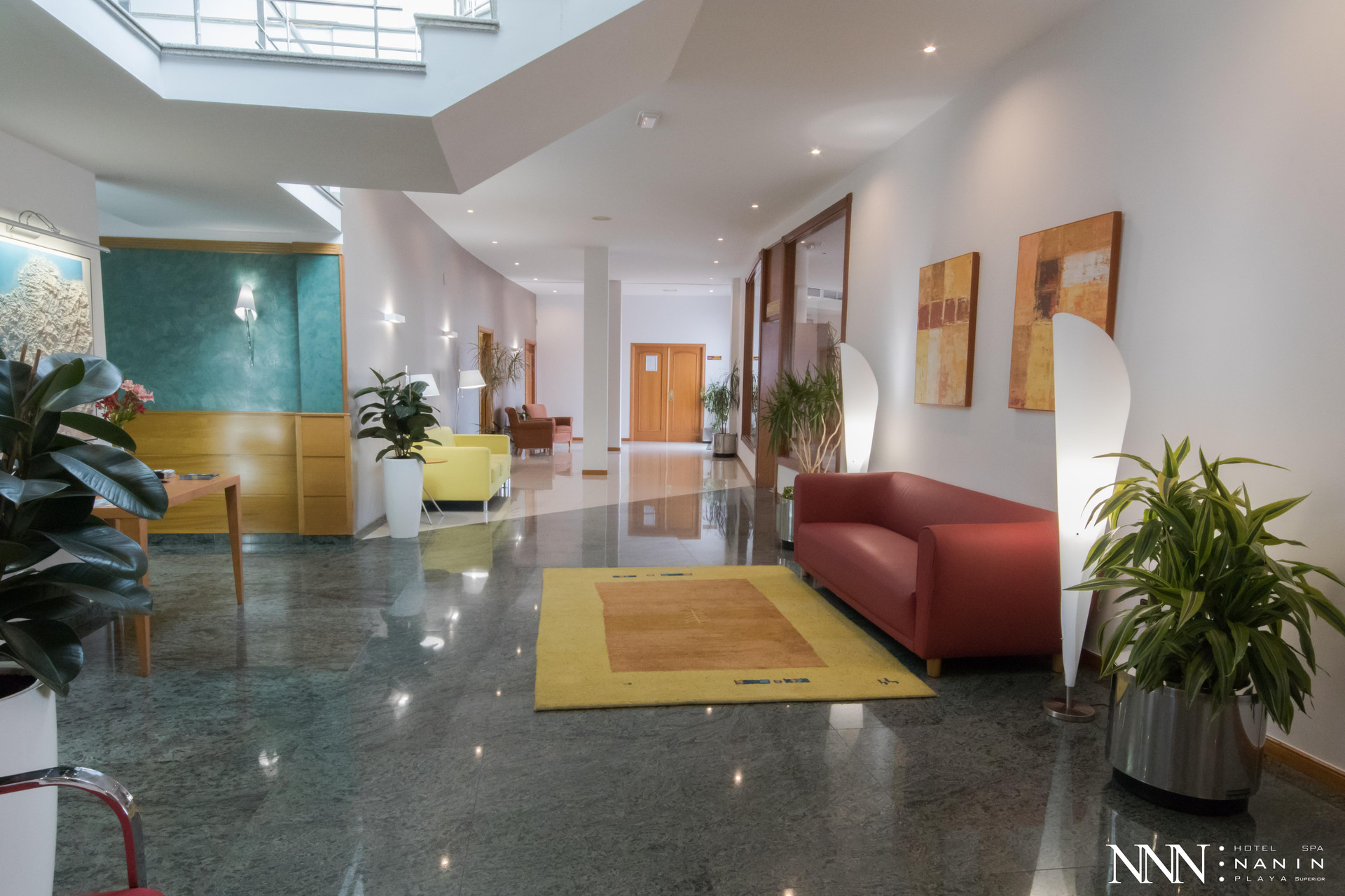 Vista Lobby Nanin Playa Hotel Spa