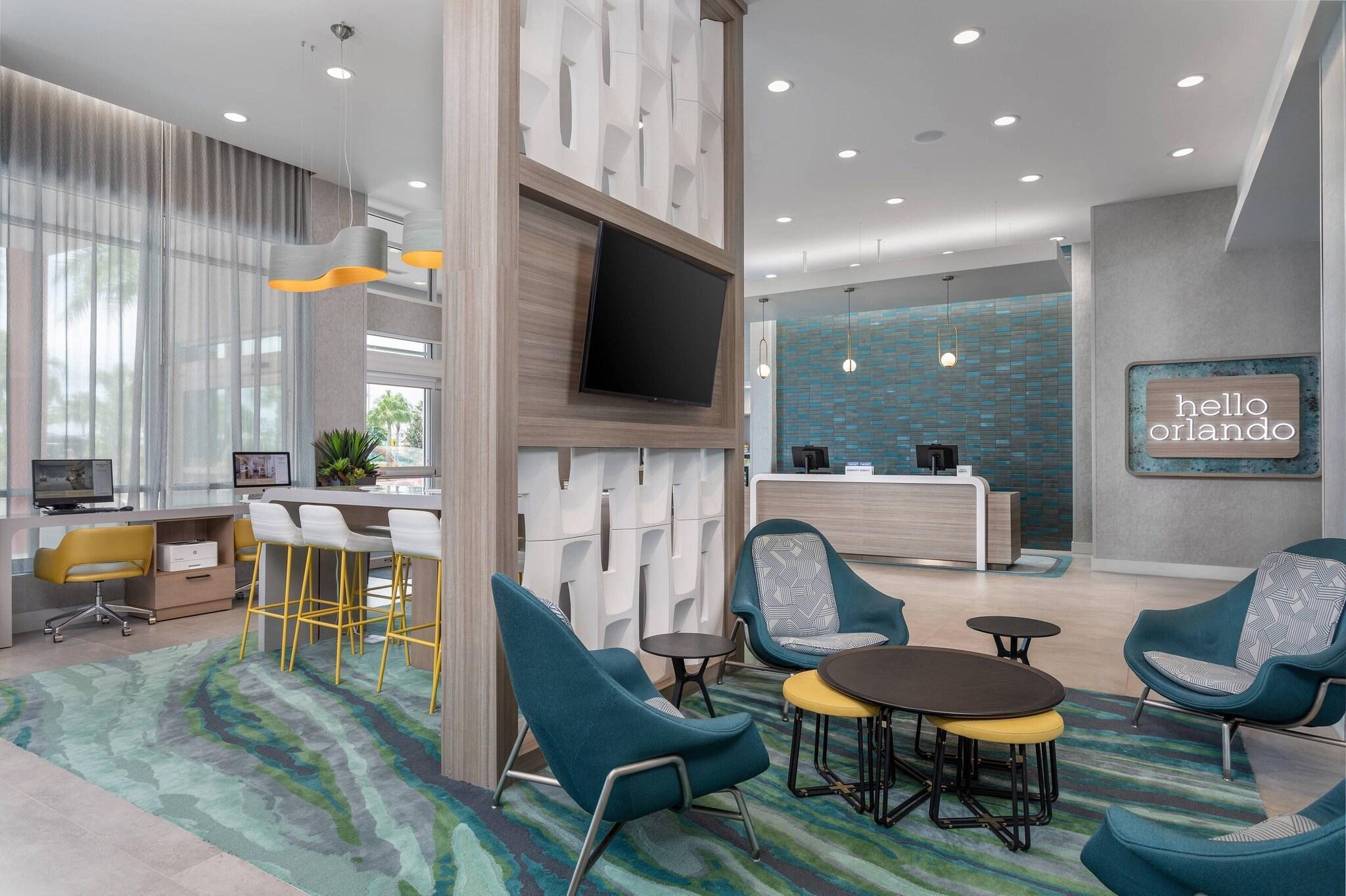 Vista Lobby Towneplace Suites Orlando Sw Near Universal