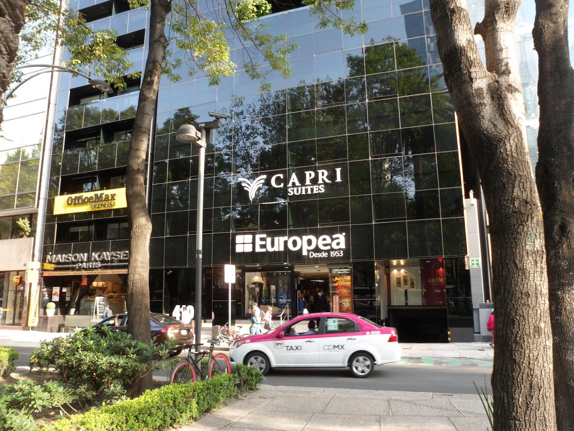 Vista Exterior Suites Capri Reforma