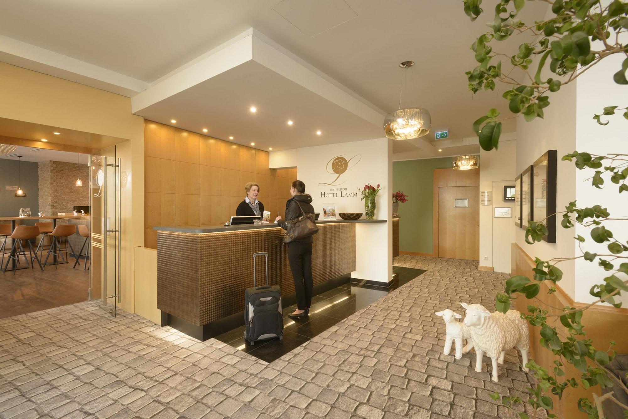 Vista Lobby Best Western Hotel Lamm