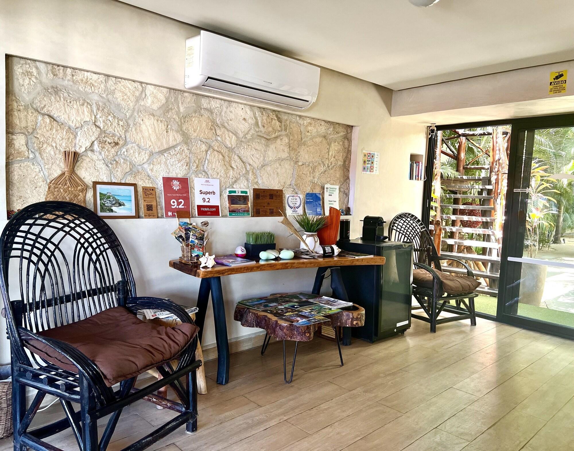 Vista Lobby Pacha Tulum Boutique Hotel