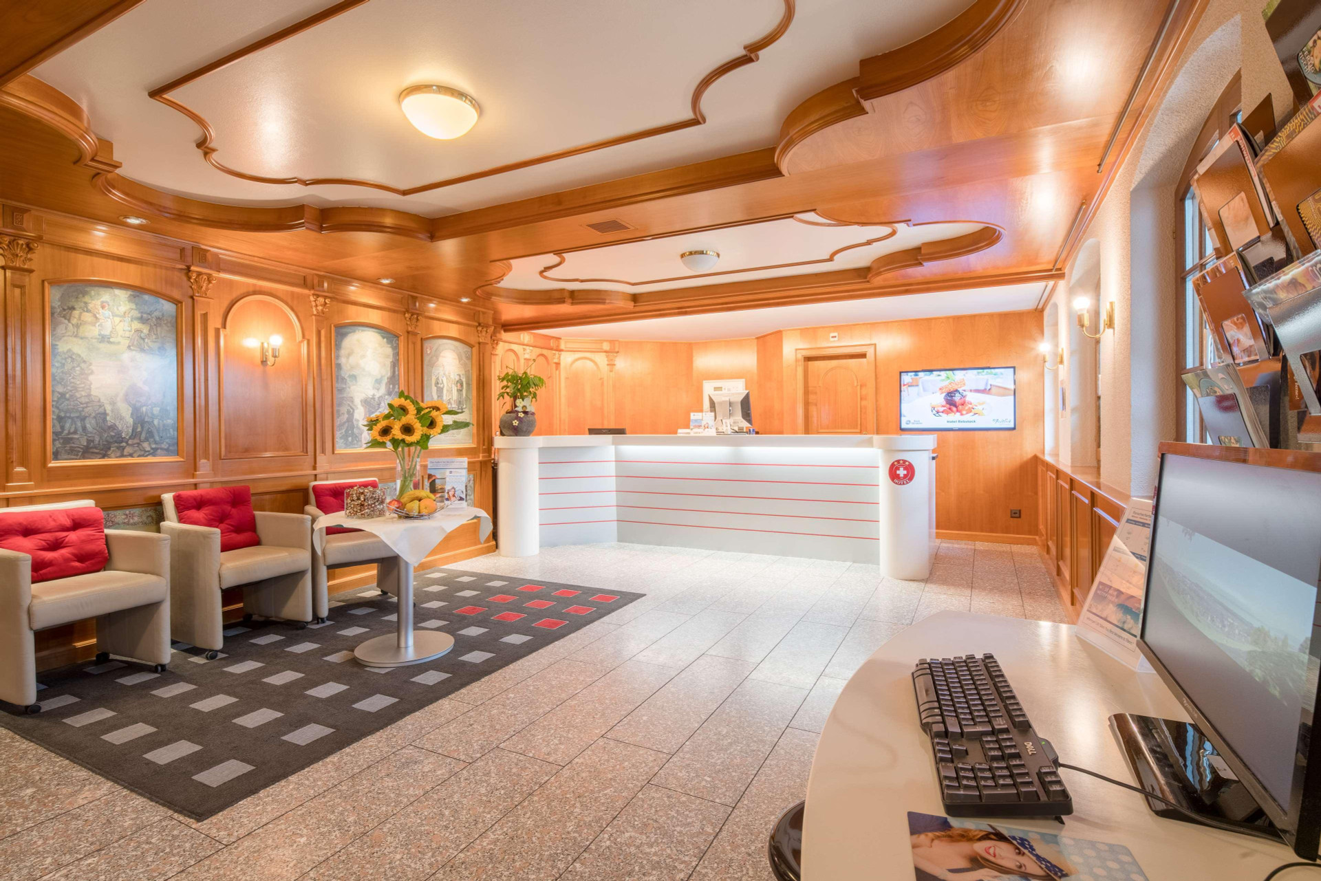 Vista Lobby Best Western Hotel Rebstock