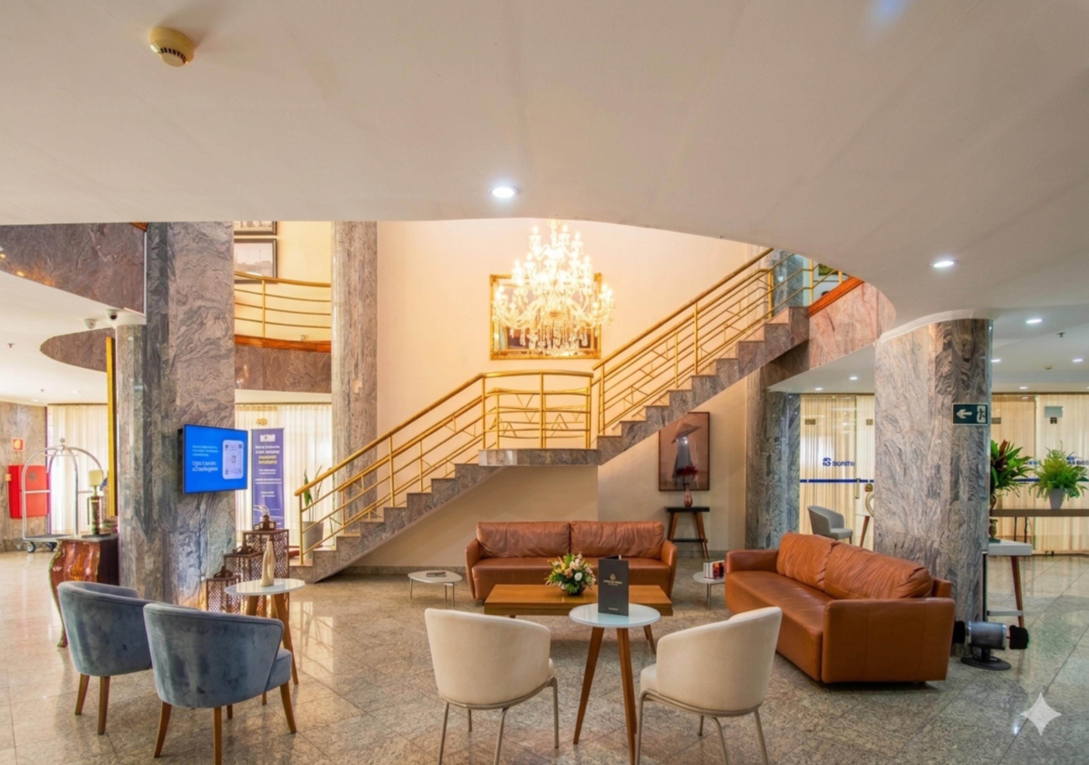 Vista Lobby Hotel Dan Inn Ribeirão Preto by Nacional Inn