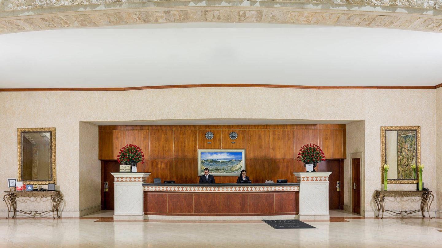 Vista do lobby JW Marriott Quito
