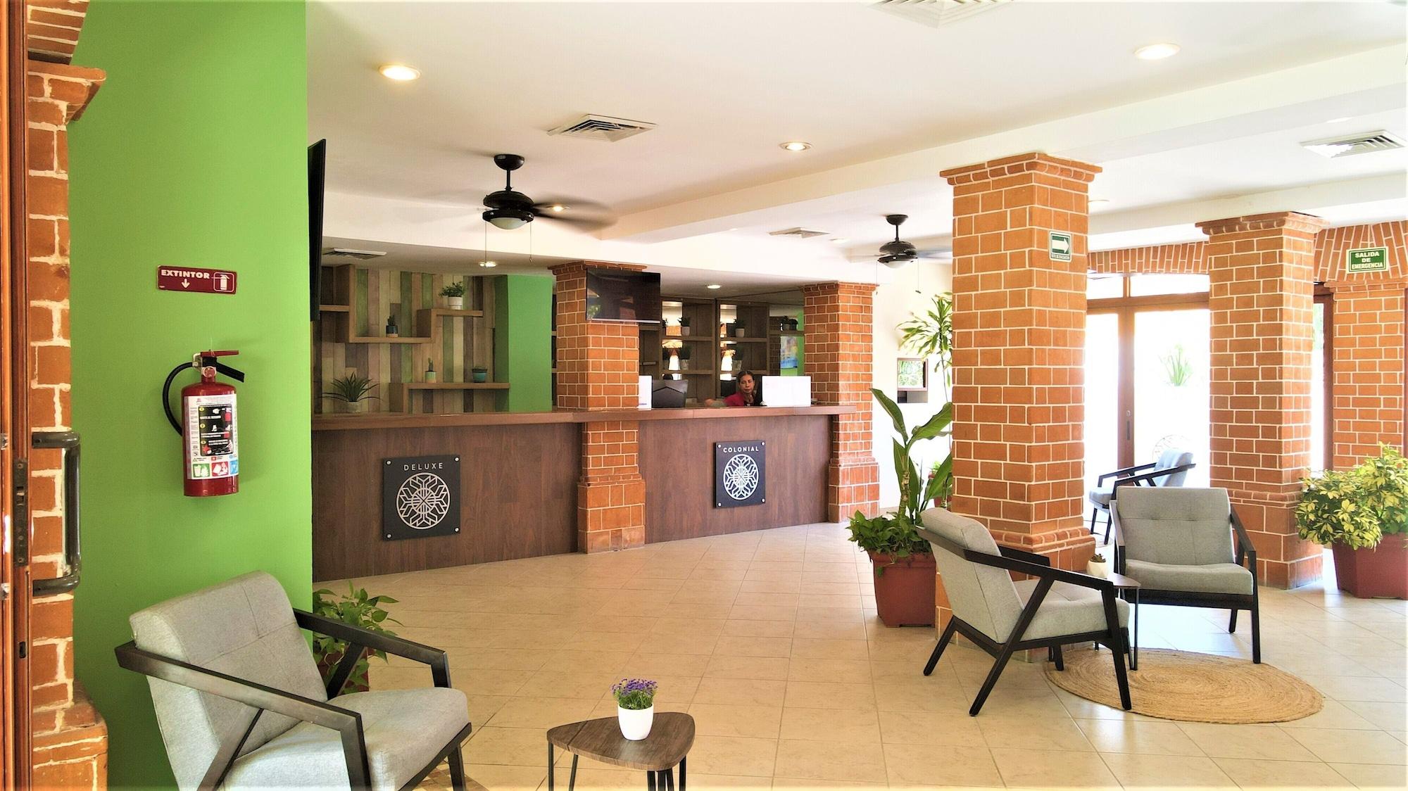 Vista Lobby Hotel Colonial Playa del Carmen