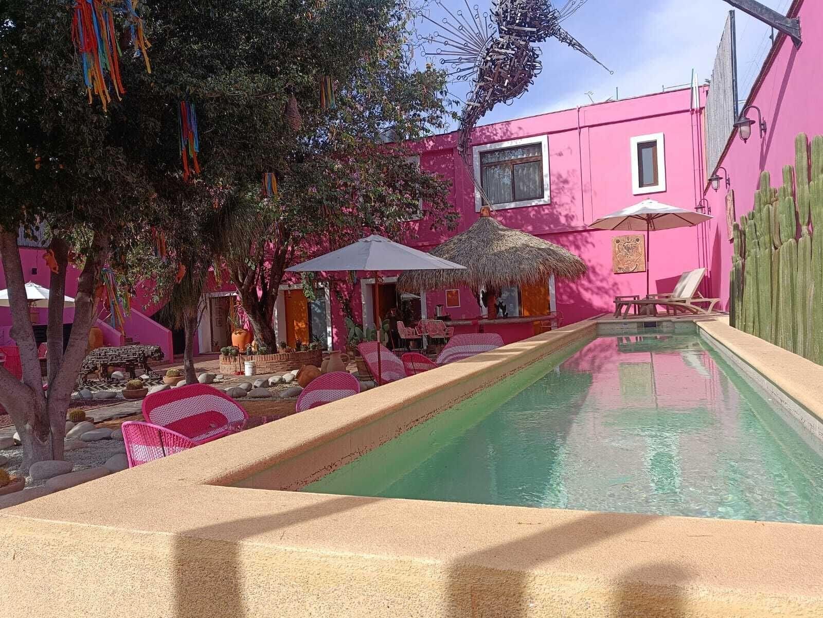 Vista Piscina Casa Rosamate