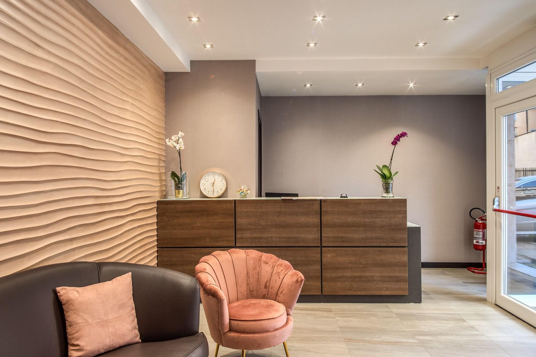 Vista Lobby MZ Hotel Rome