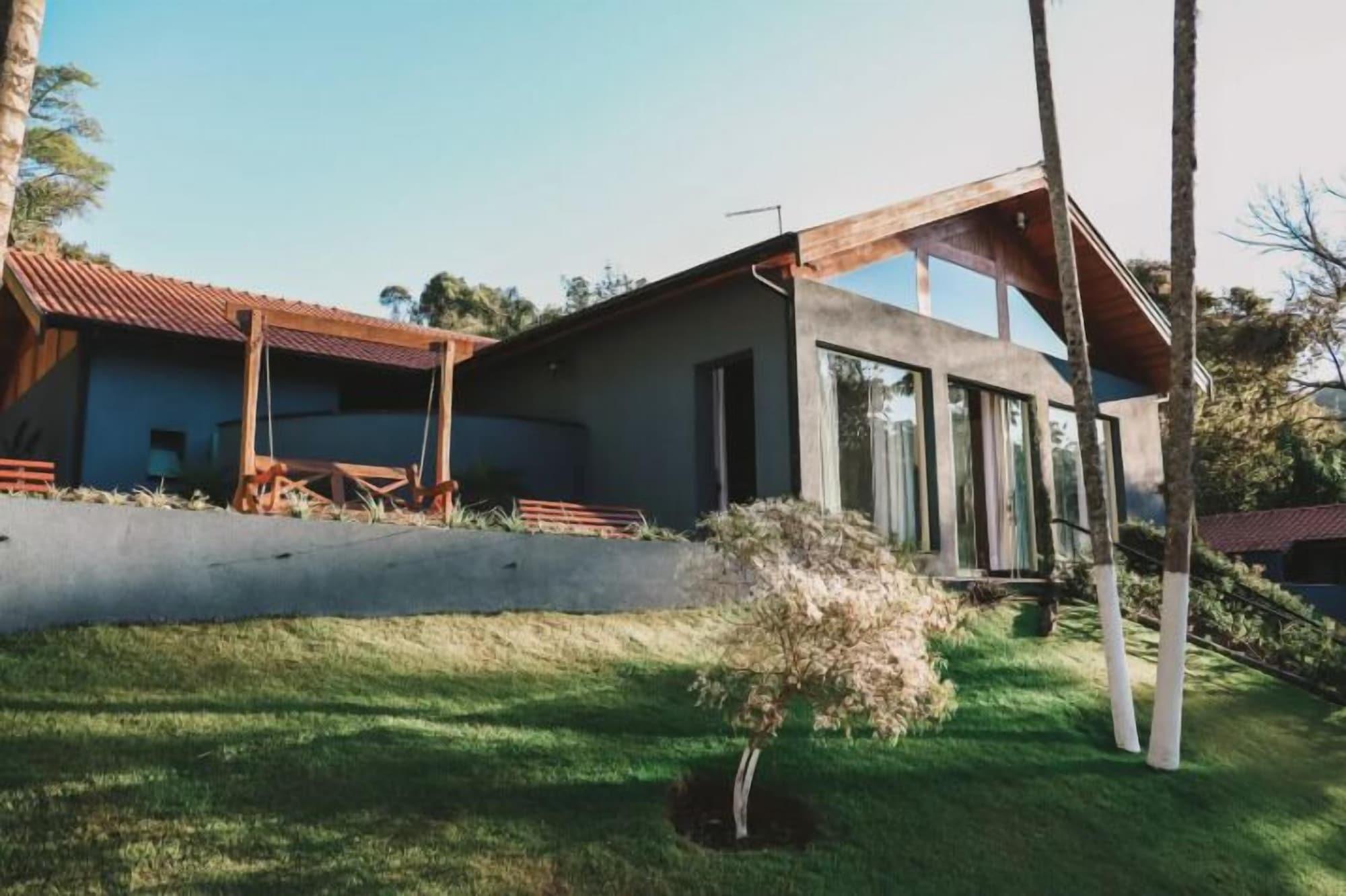 Vista Lobby Pousada Recanto da Cascata