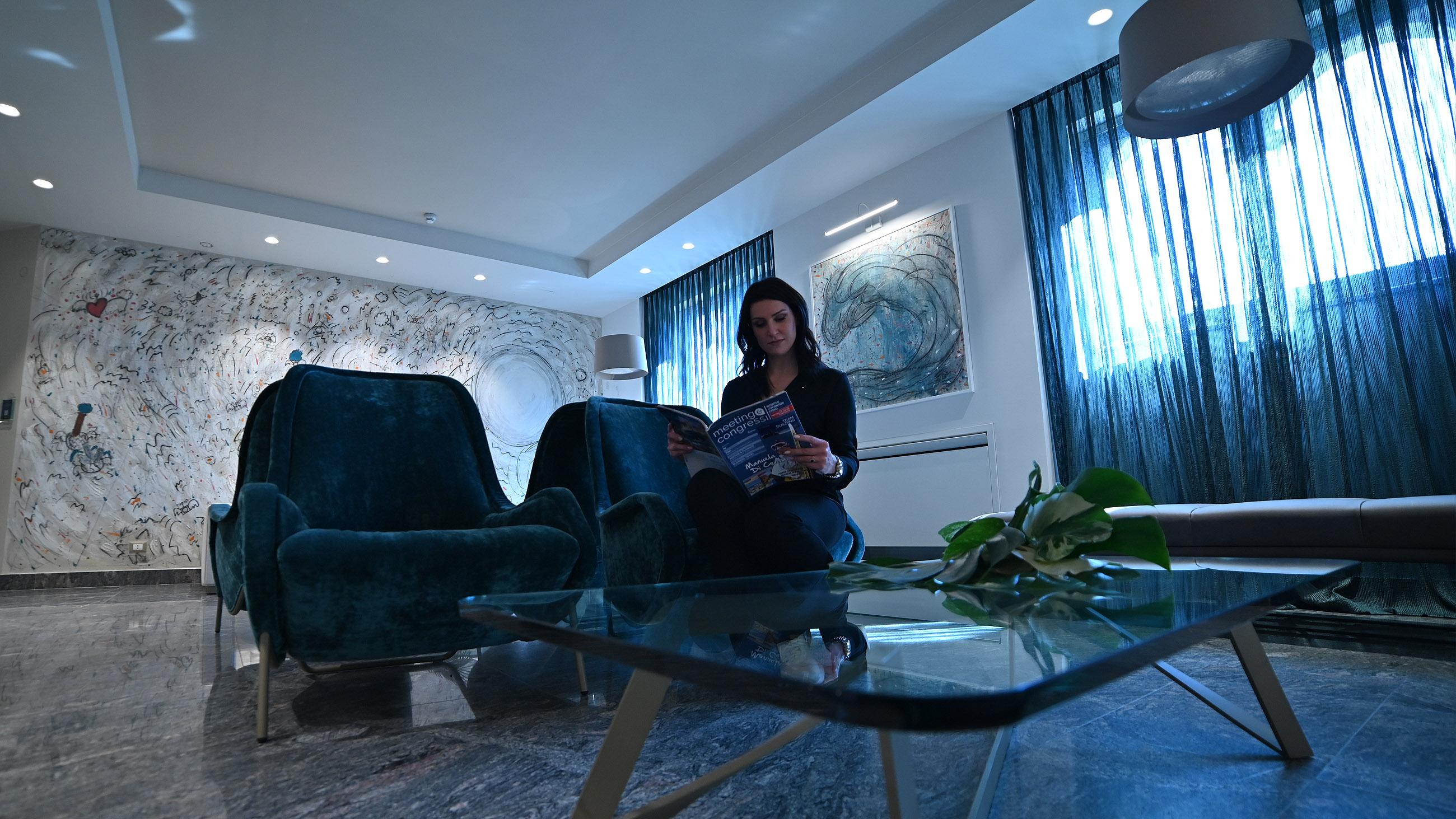 Vista Lobby Best Western Grand Hotel Guinigi