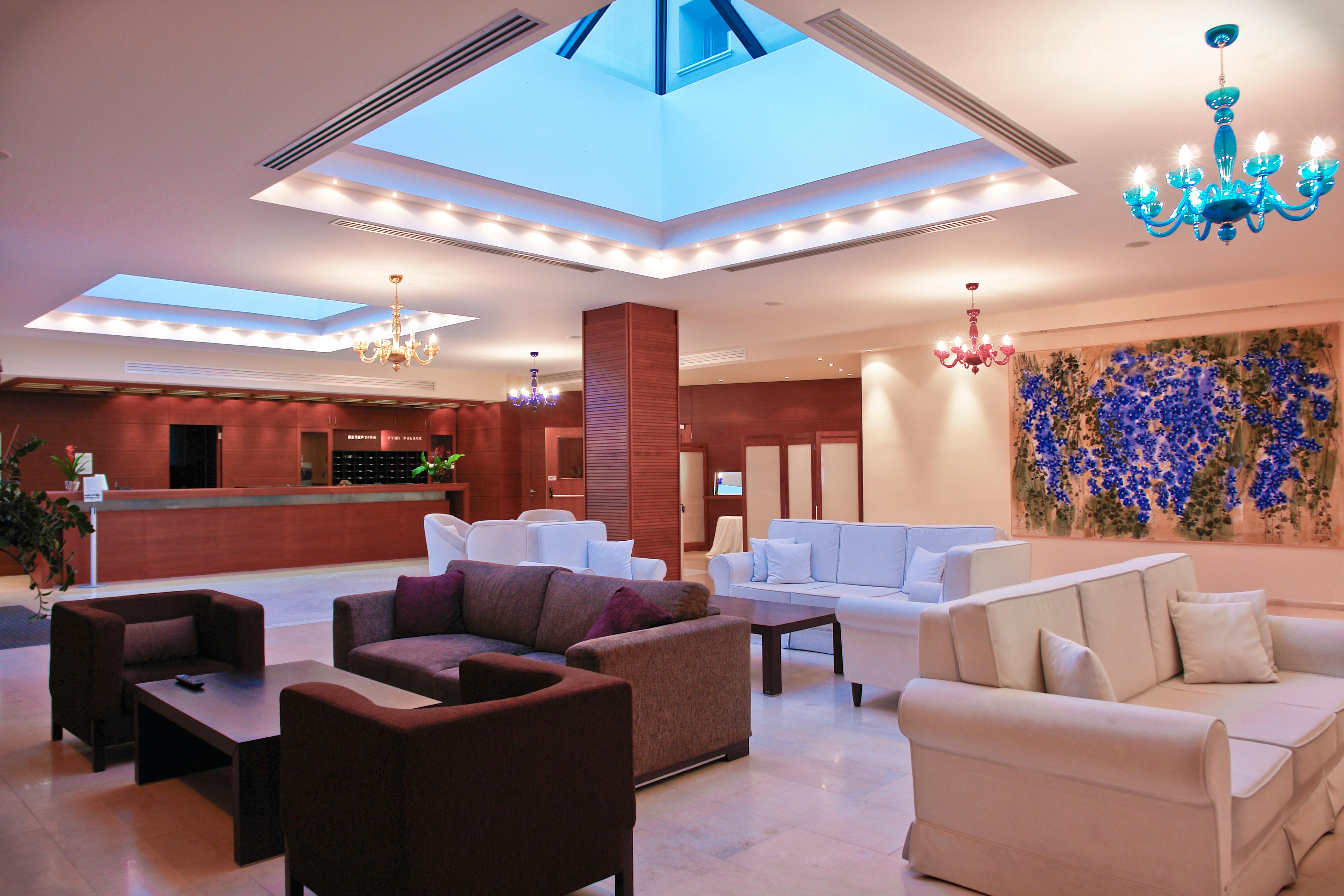 Vista Lobby Kymi Palace Hotel