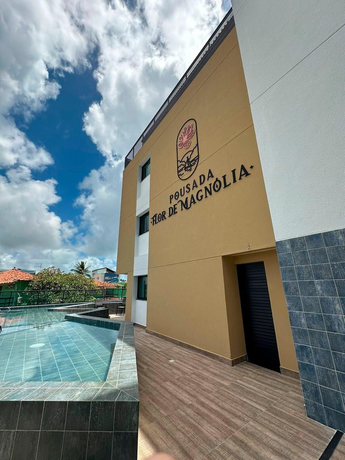 Vista Exterior Pousada Flor de Magnólia