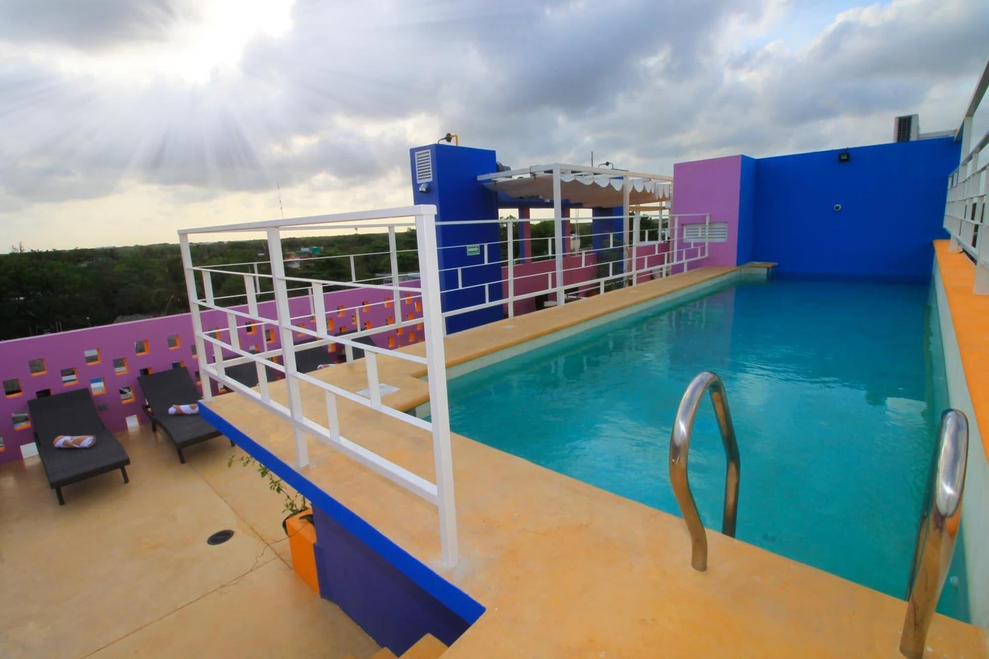 Vista Piscina Hotel Arco Iris Tulum
