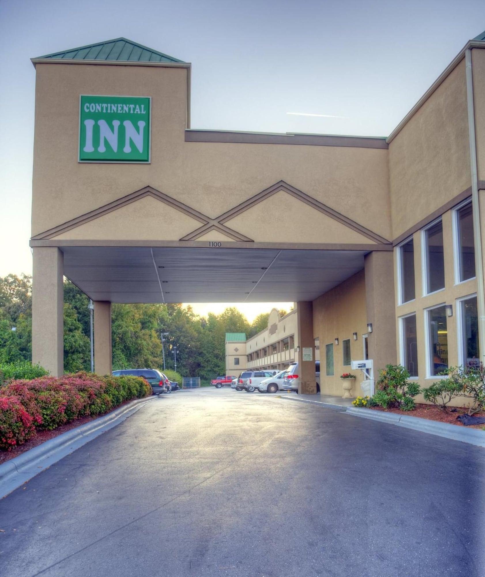 Vista Exterior Continental Inn Charlotte