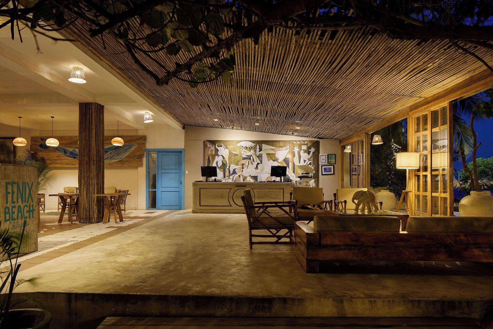 Vista Lobby Hotel Fenix Beach Cartagena