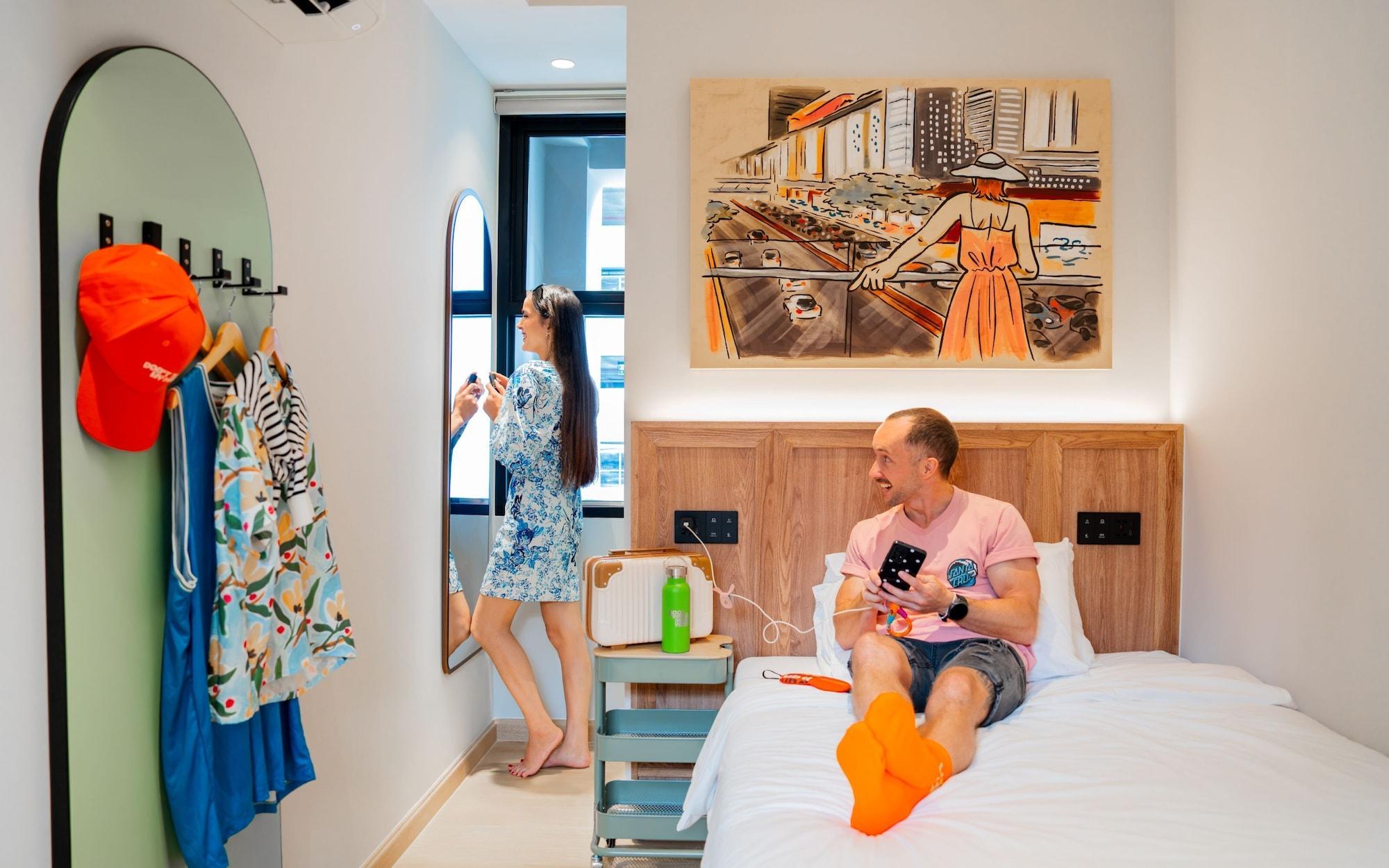 Set de Habitación Lub d Bangkok Siam – New Look, Across from MBK & Skytrain Access